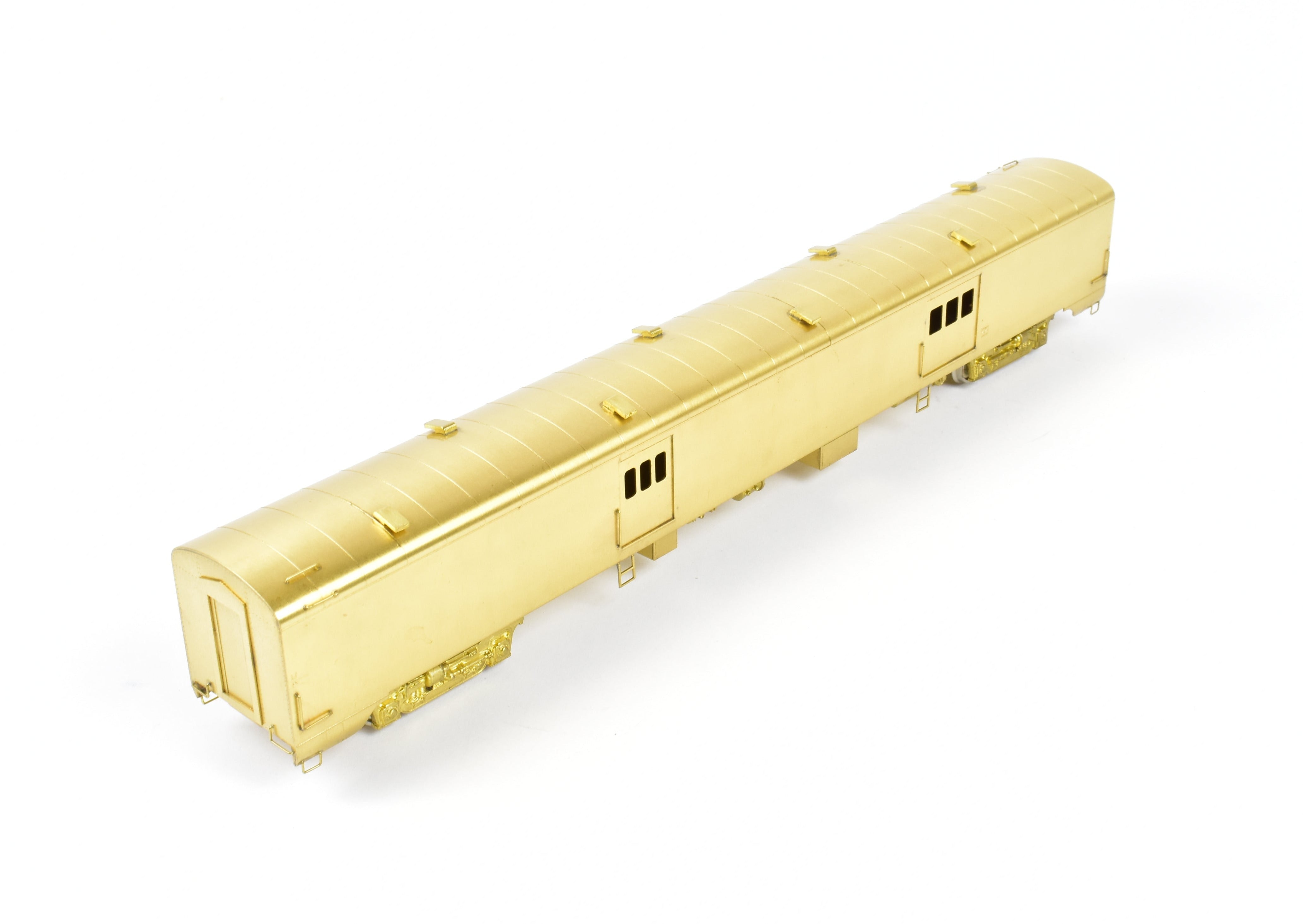 HO Brass Oriental Limited NP North Coast Water Baggage Car, No Skirts, Excellent Cond
