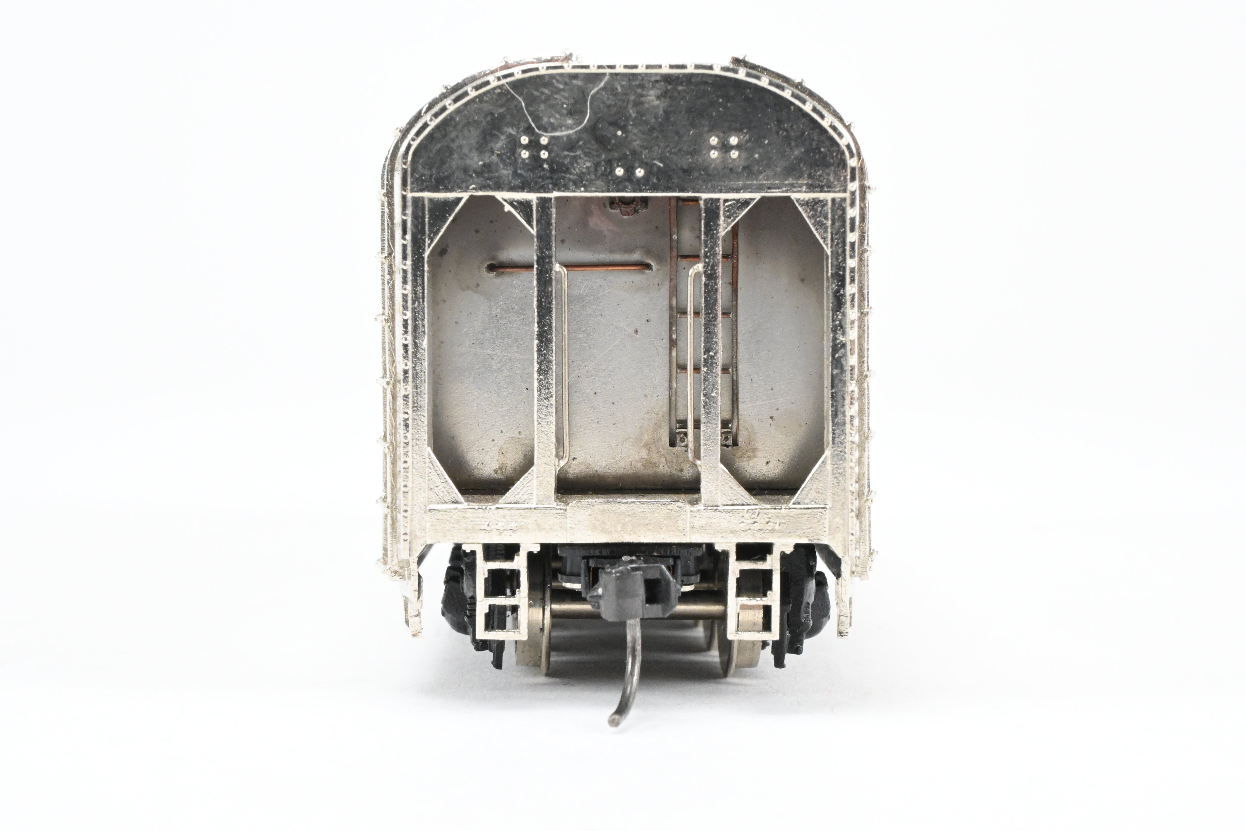 HO Scale Brass NPP Nickel - Plated Tender for CB&Q Burlington Route 4 - 6 - 4