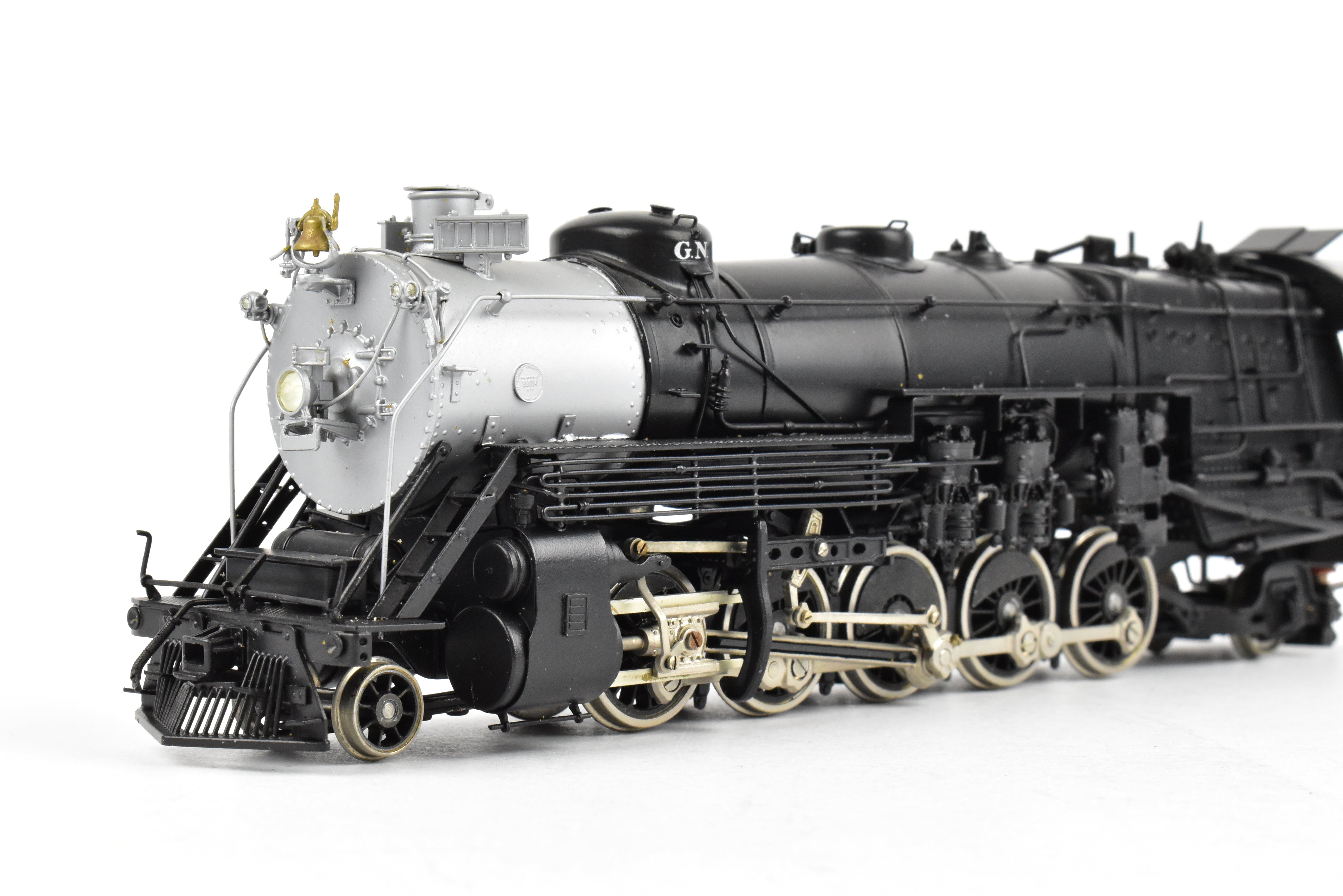 HO Scale Brass Model Train - PFM Tenshodo Great Northern 2-10-2 Class Q-1 Factory Painted Crown Model #2119