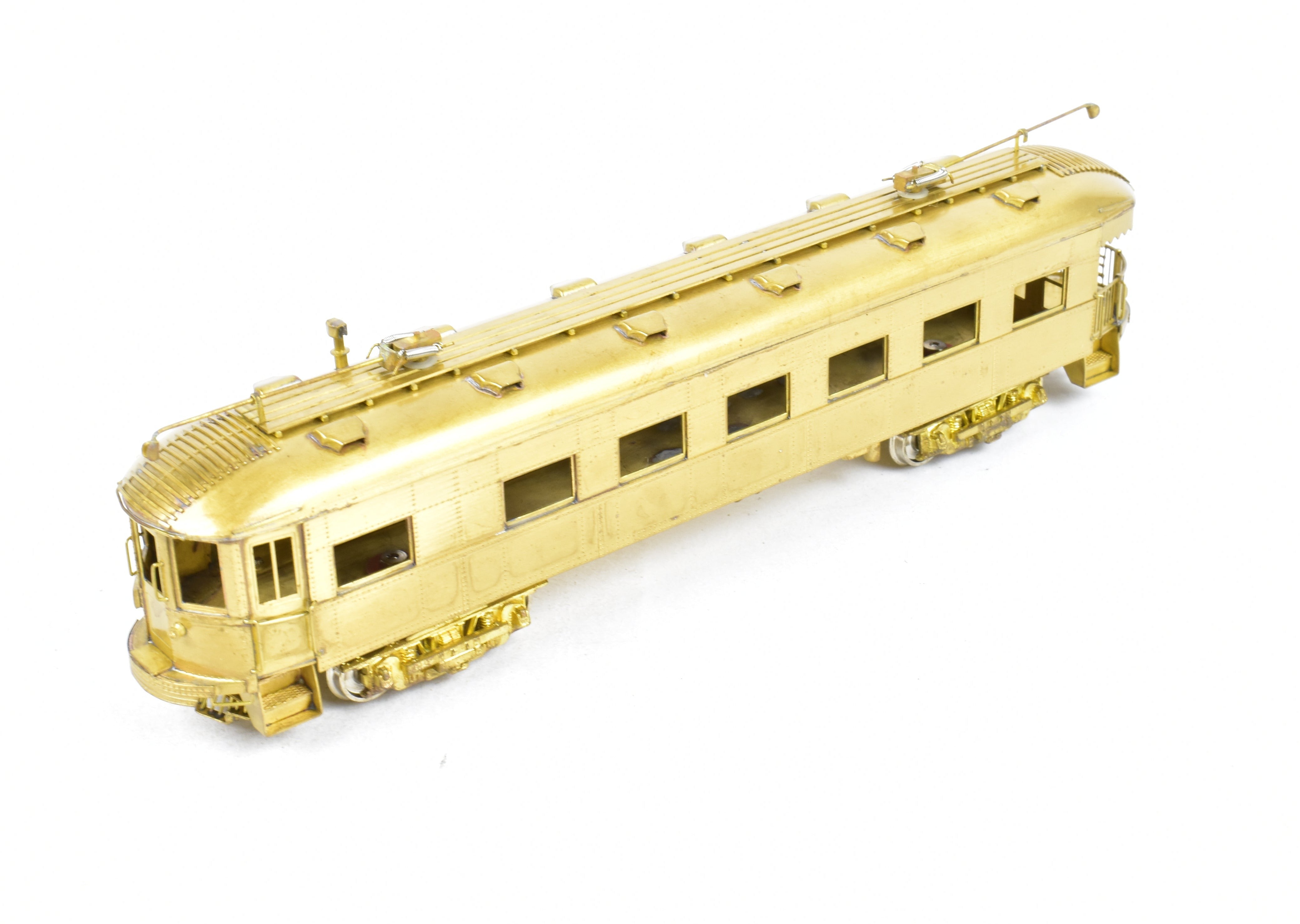 HO Scale Brass Model MTM - Midwest Trolley Museum CNS&M - North Shore Line No. 410 Parlor Observation Trailer Model for Collectors
