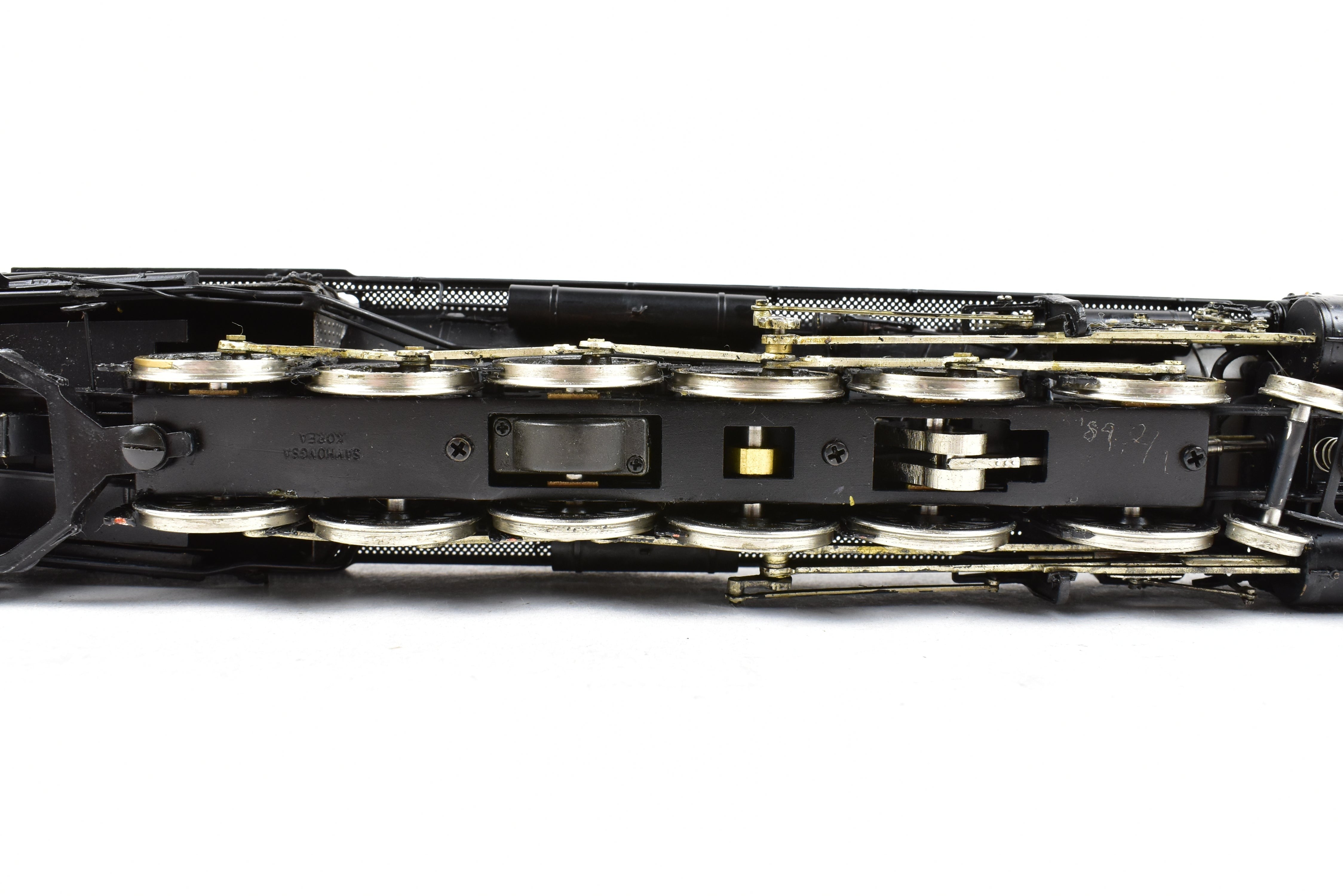HO Scale Brass Key Imports Union Pacific 4-12-2 Standard Steam Locomotive of the 9000 Series, Specifically Standard Niners #9016 with Light Weathering Effect