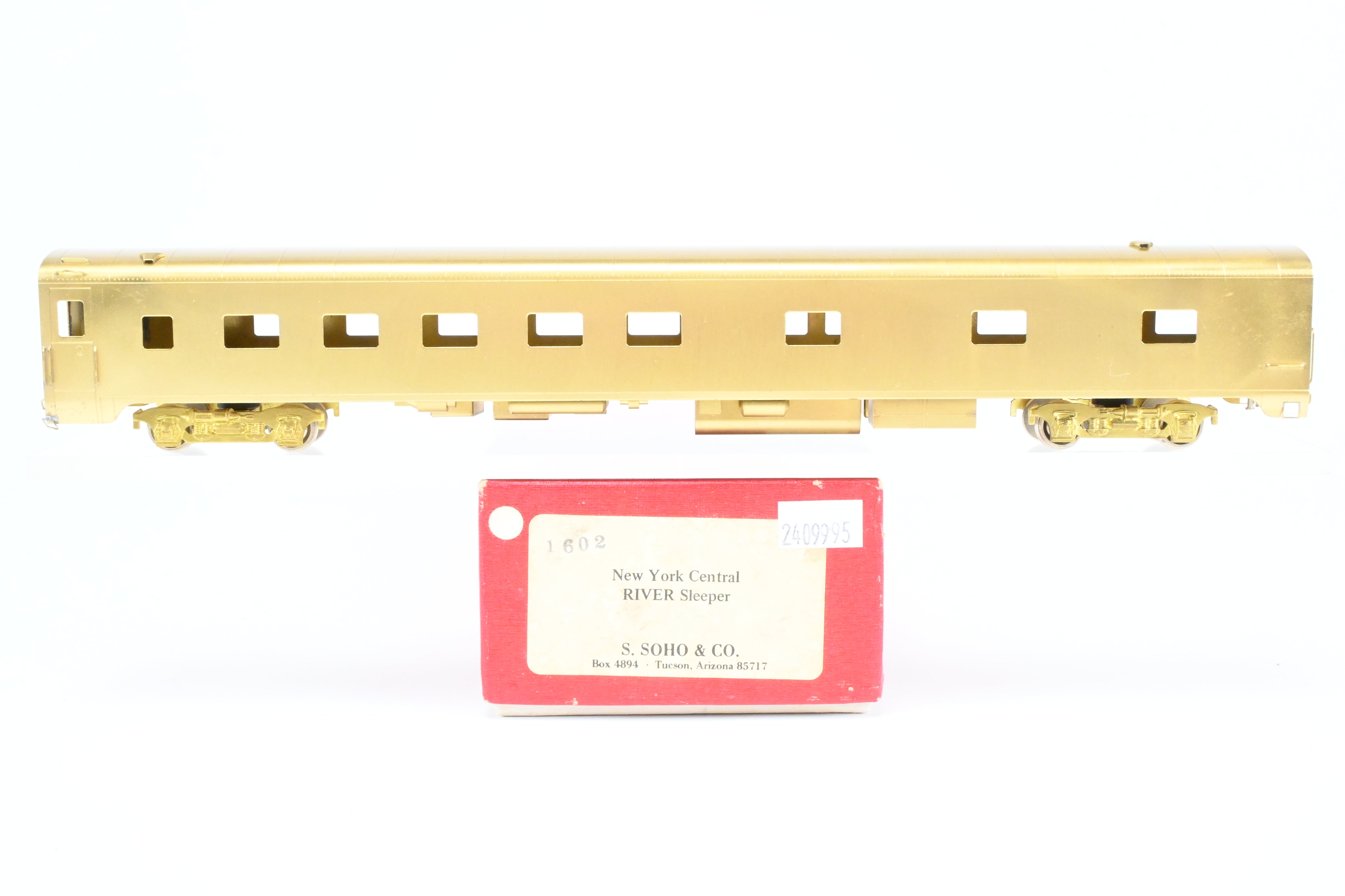 Brass Soho NYC - New York Central River 10-6 Sleeper Car, 1977 Import