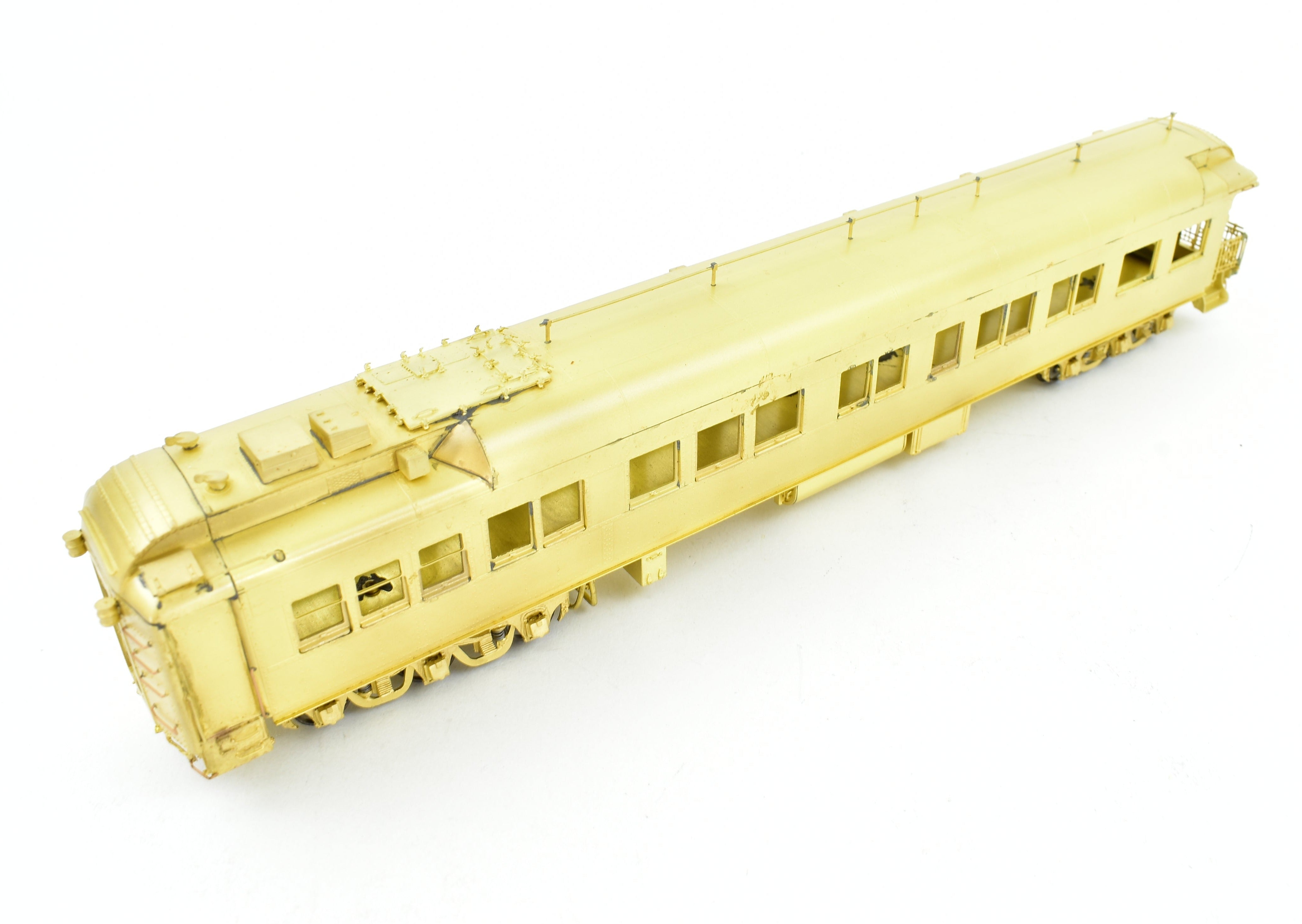 HO Scale Brass ATSF - Santa Fe Heavyweight Business Car #9/#10 by Pecos River