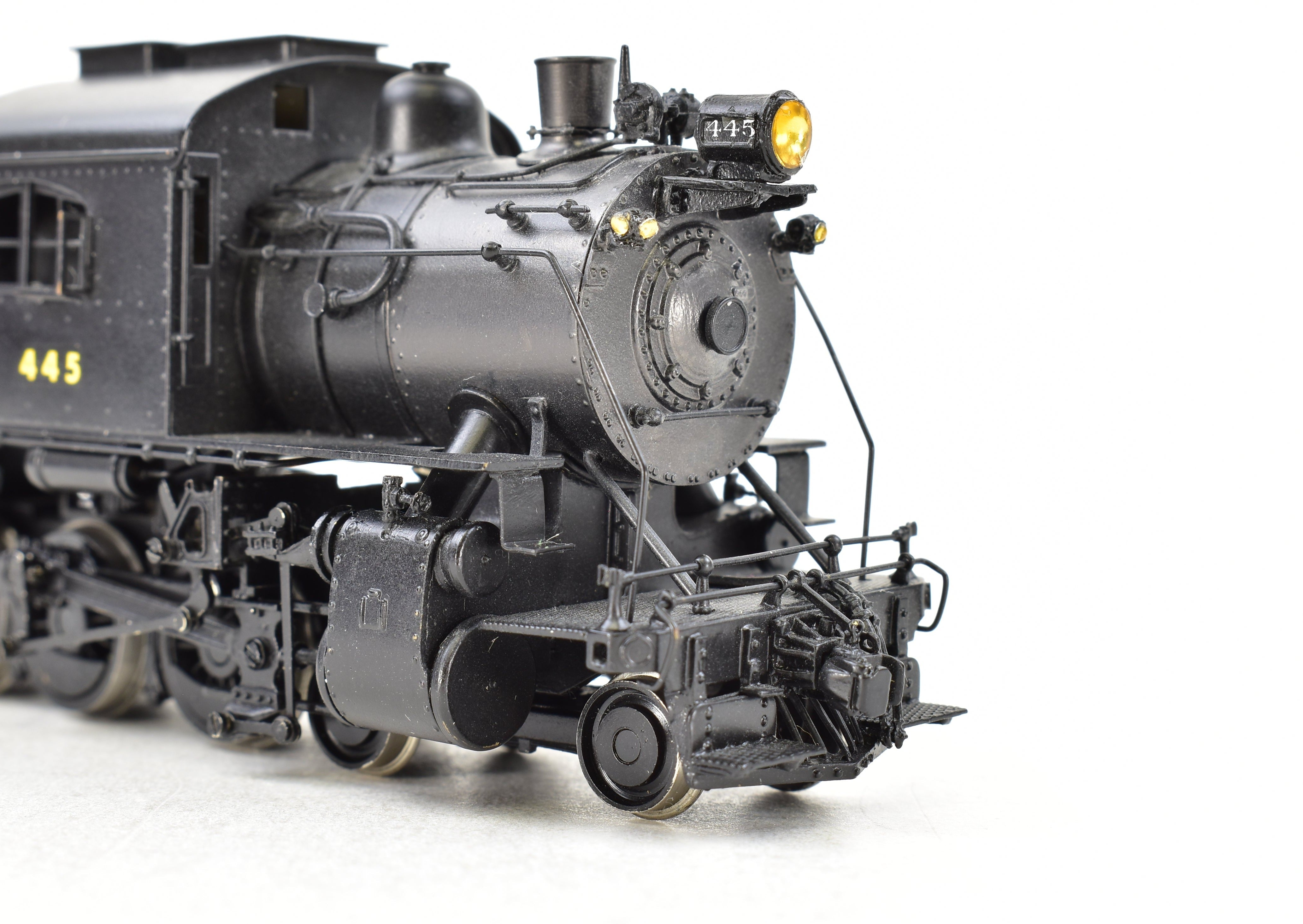 HO Scale Custom Painted Brass Model Train - Central Railroad of New Jersey K - 1 4 - 8 - 0 Camelback, NJ Custom Brass CNJ