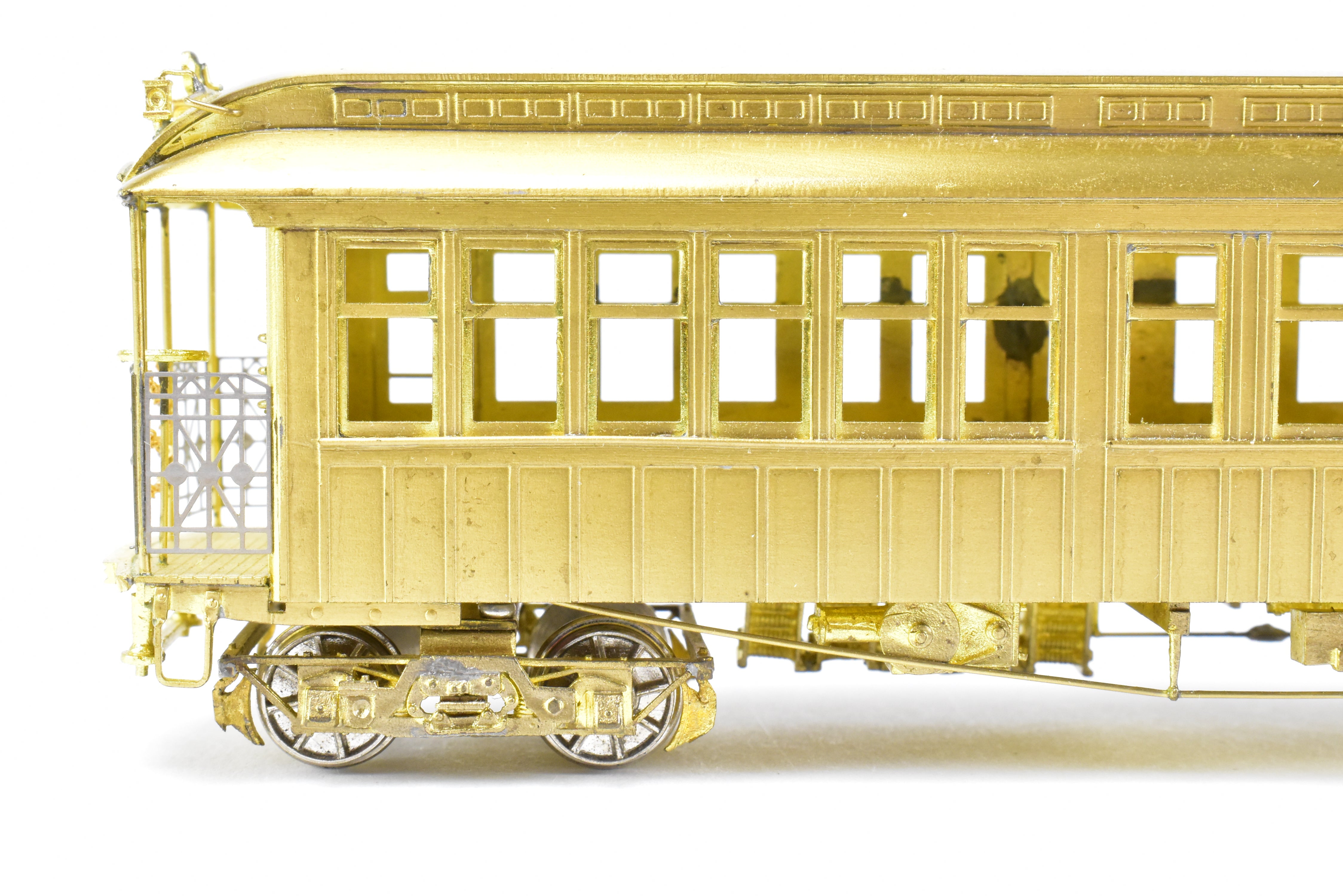 HO Scale Brass Model Train Set by MTS Imports - Manhattan Elevated Railway and Chicago & South Side Rapid Transit Elevated 2 Car Set
