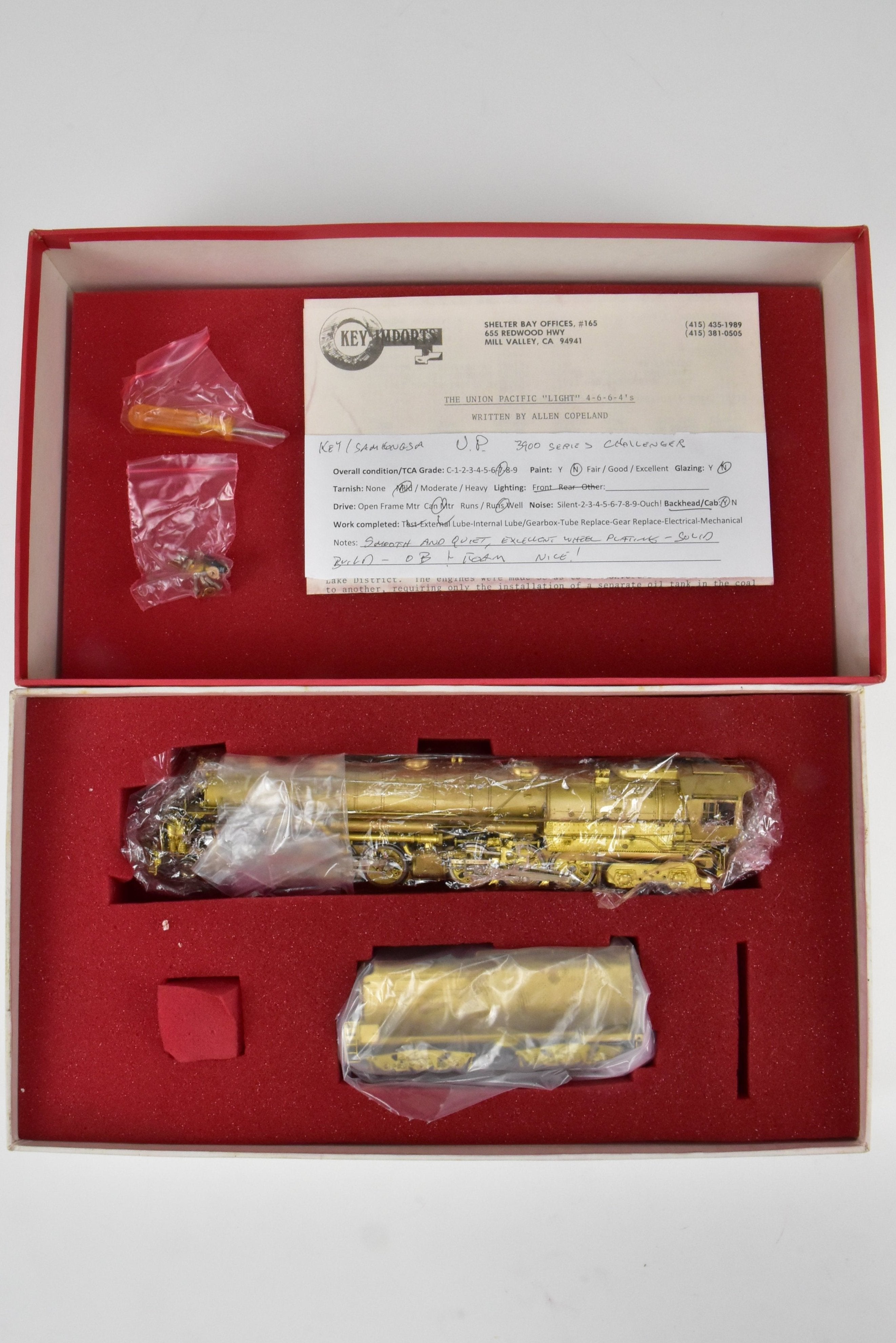 HO Union Pacific 3900 Class 4-6-6-4 Challenger Coal Version by Brass Key Imports
