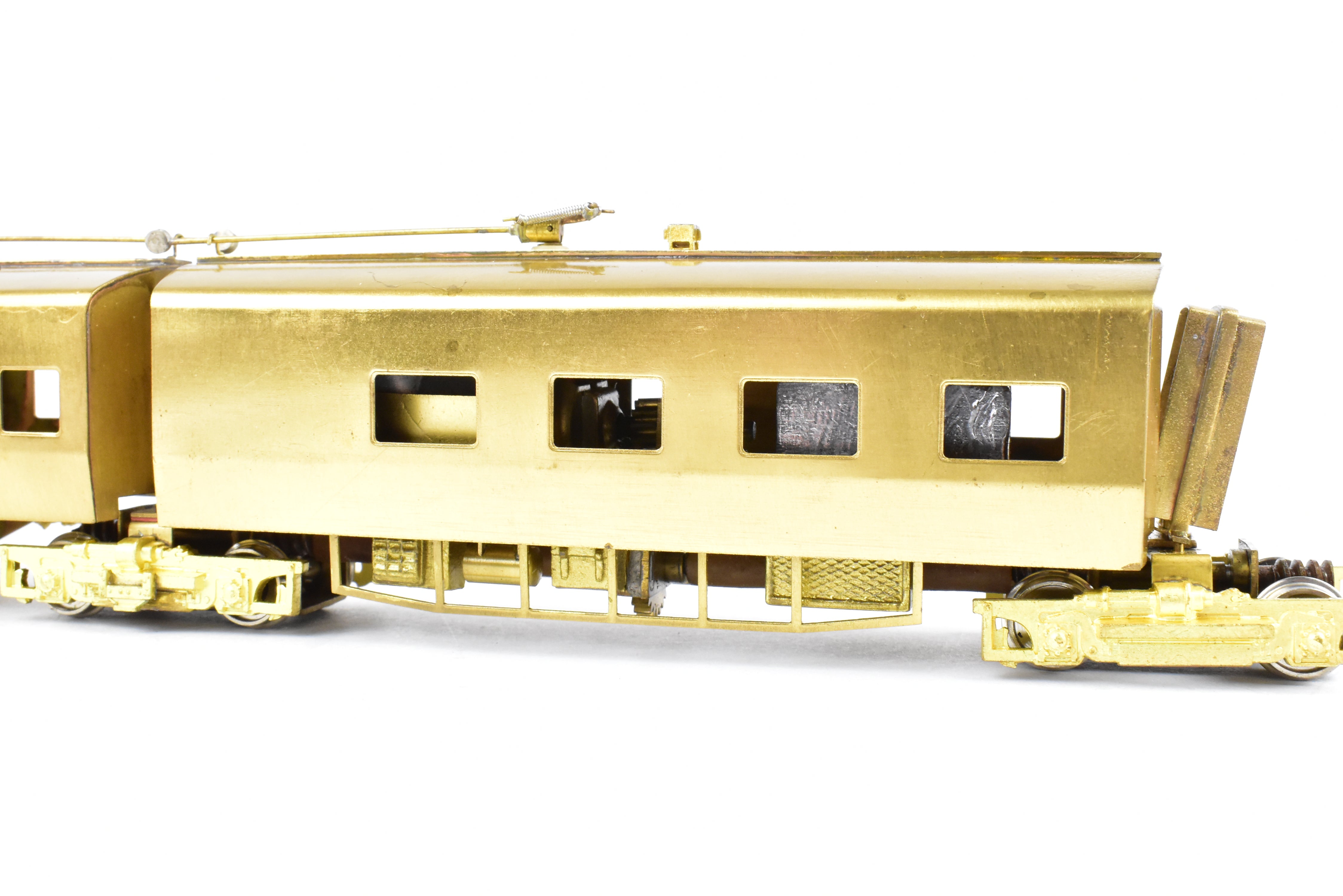 HO Scale Brass Nickel-Plated North Shore Line Electroliner 4-Car Set