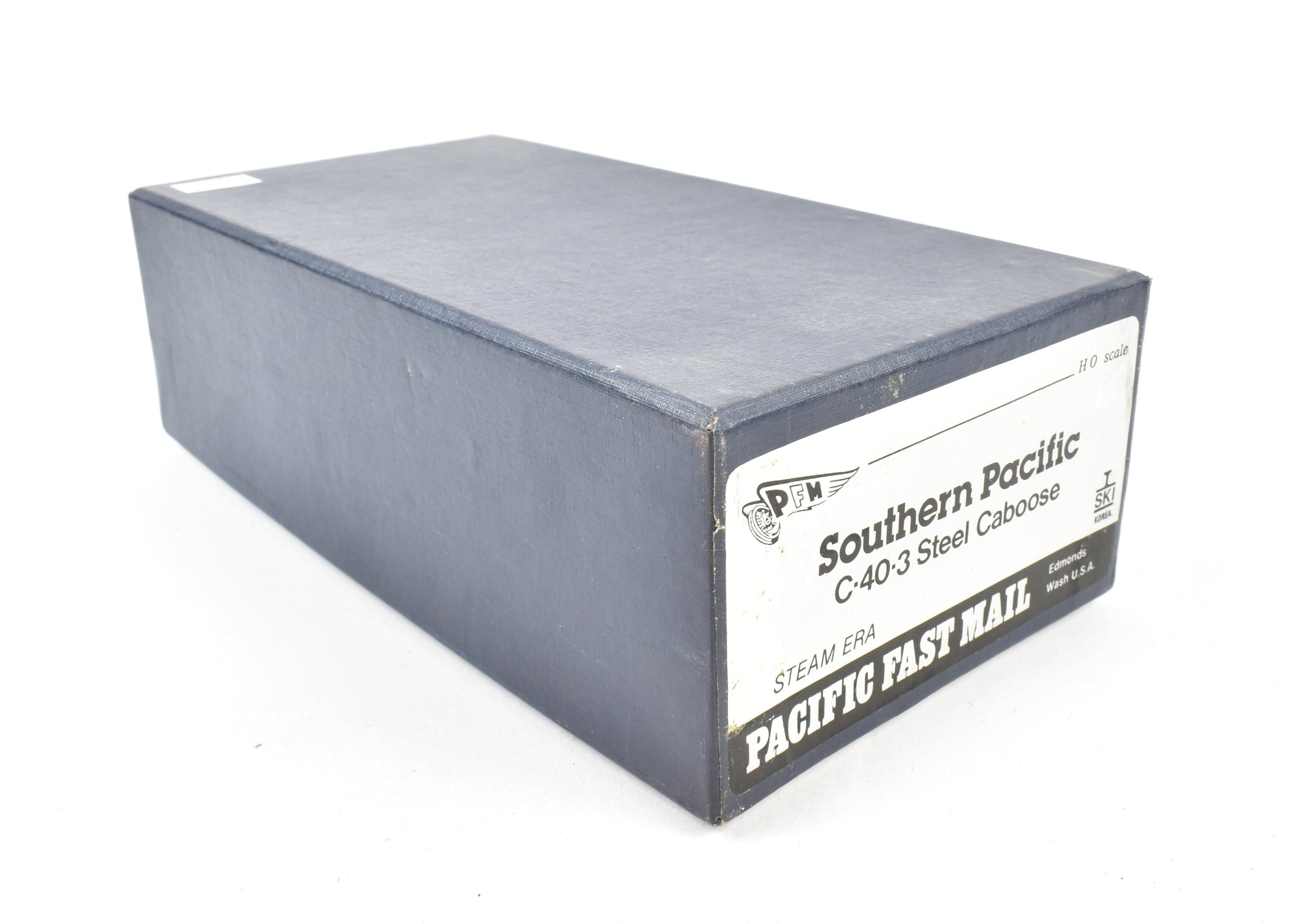 HO Scale Brass Pacific Fast Mail (PFM) SKI SP Southern Pacific Steam Era C - 40 - 3 Steel Caboose, Factory Painted with Road Number 1145