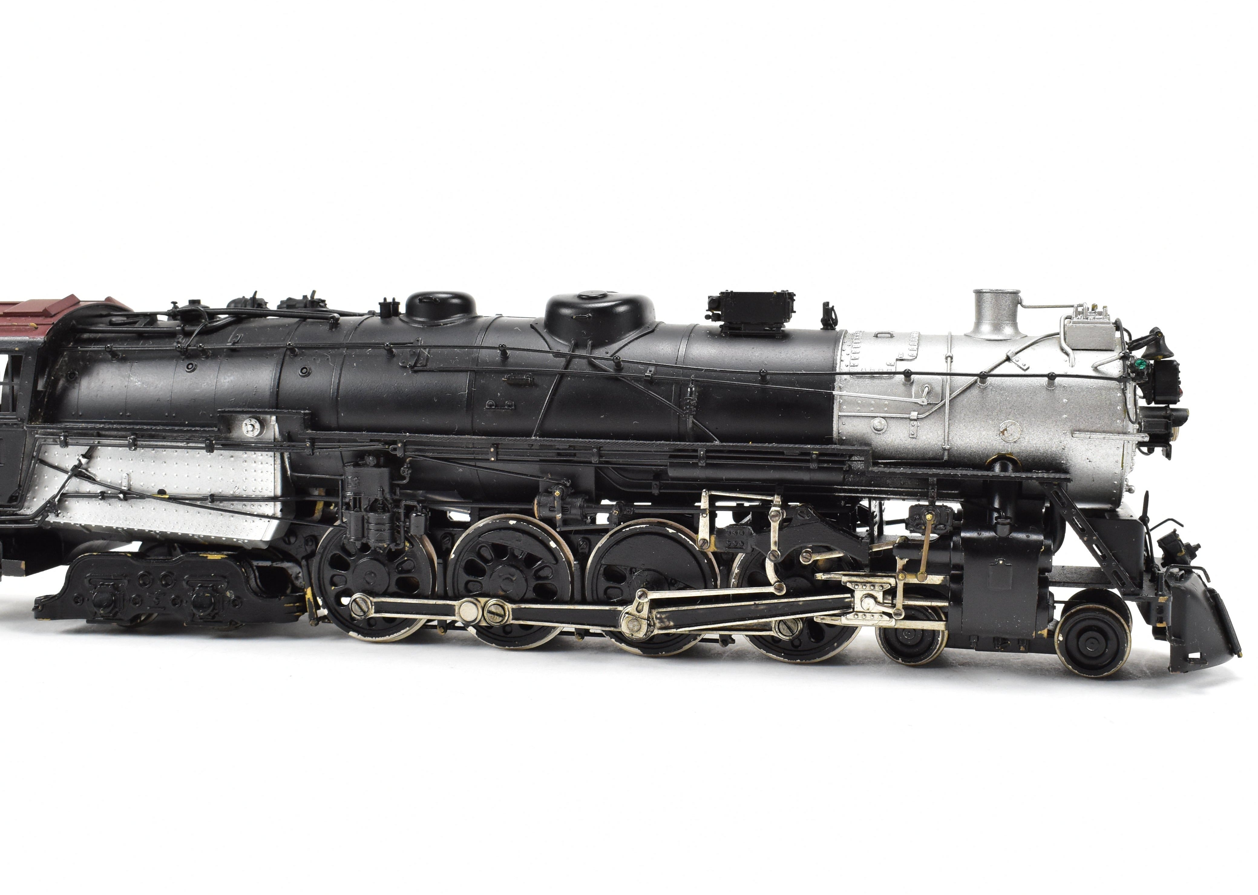 High - Quality HO Scale Brass Pacific Fast Mail Model Train - Toby CB&Q Burlington Route 4 - 8 - 4 Class O - 5, 1961 Run, Crown CP Numbered 5632