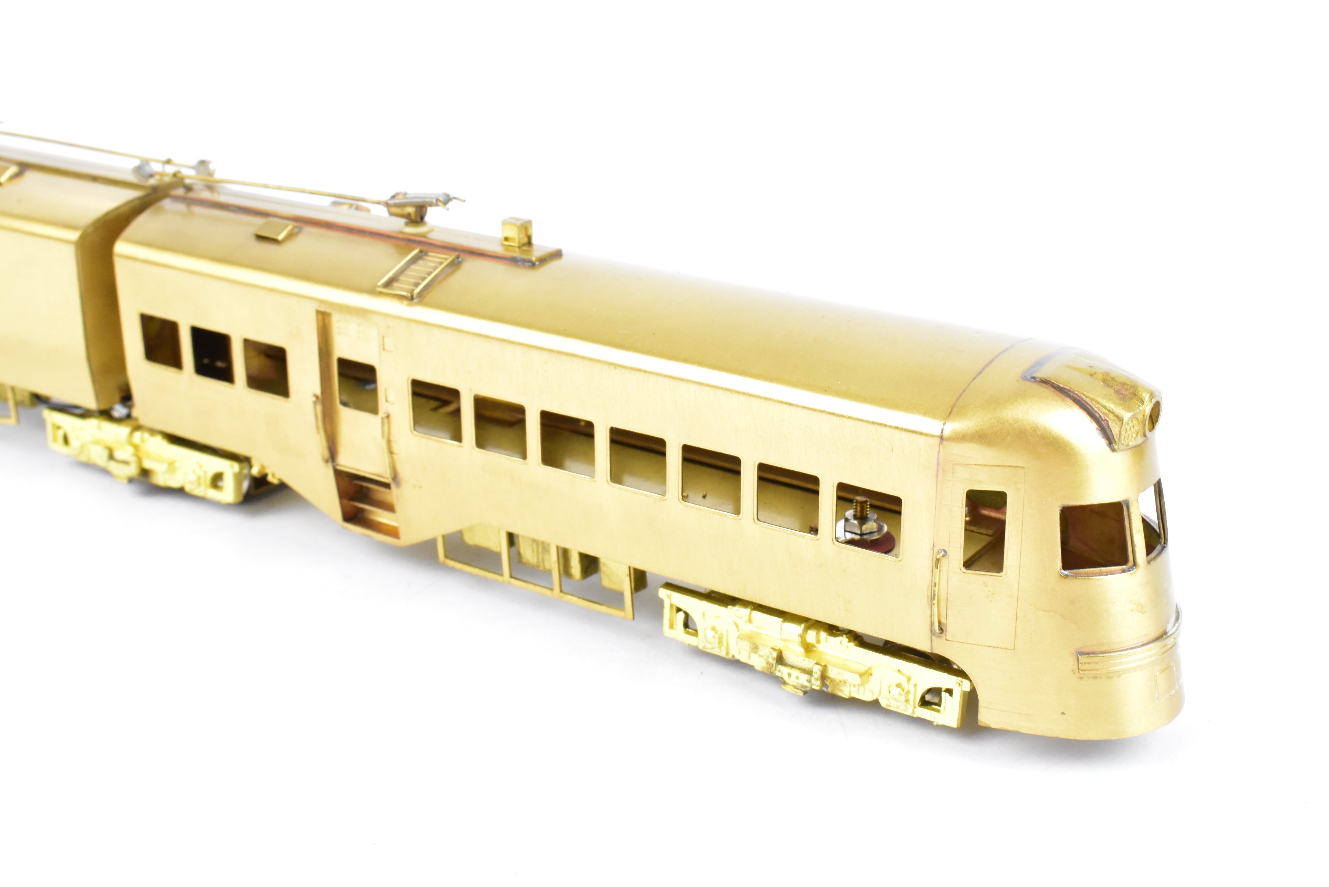 HO Scale Brass Nickel-Plated North Shore Line Electroliner 4-Car Set