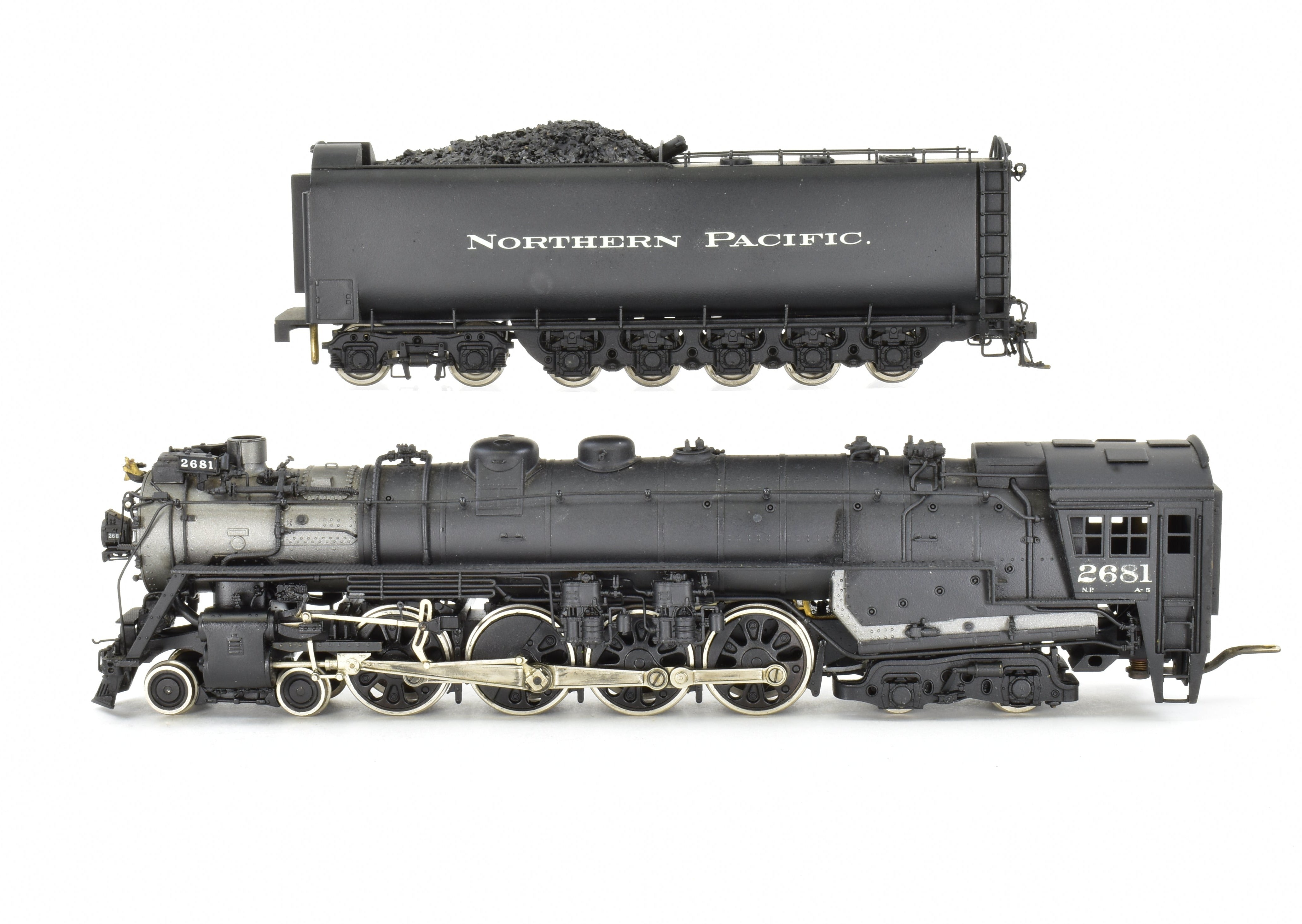 HO Scale Brass PFM - Fujiyama Northern Pacific 4-8-4 Class A-5 Model from 1972 Run with Custom Painting