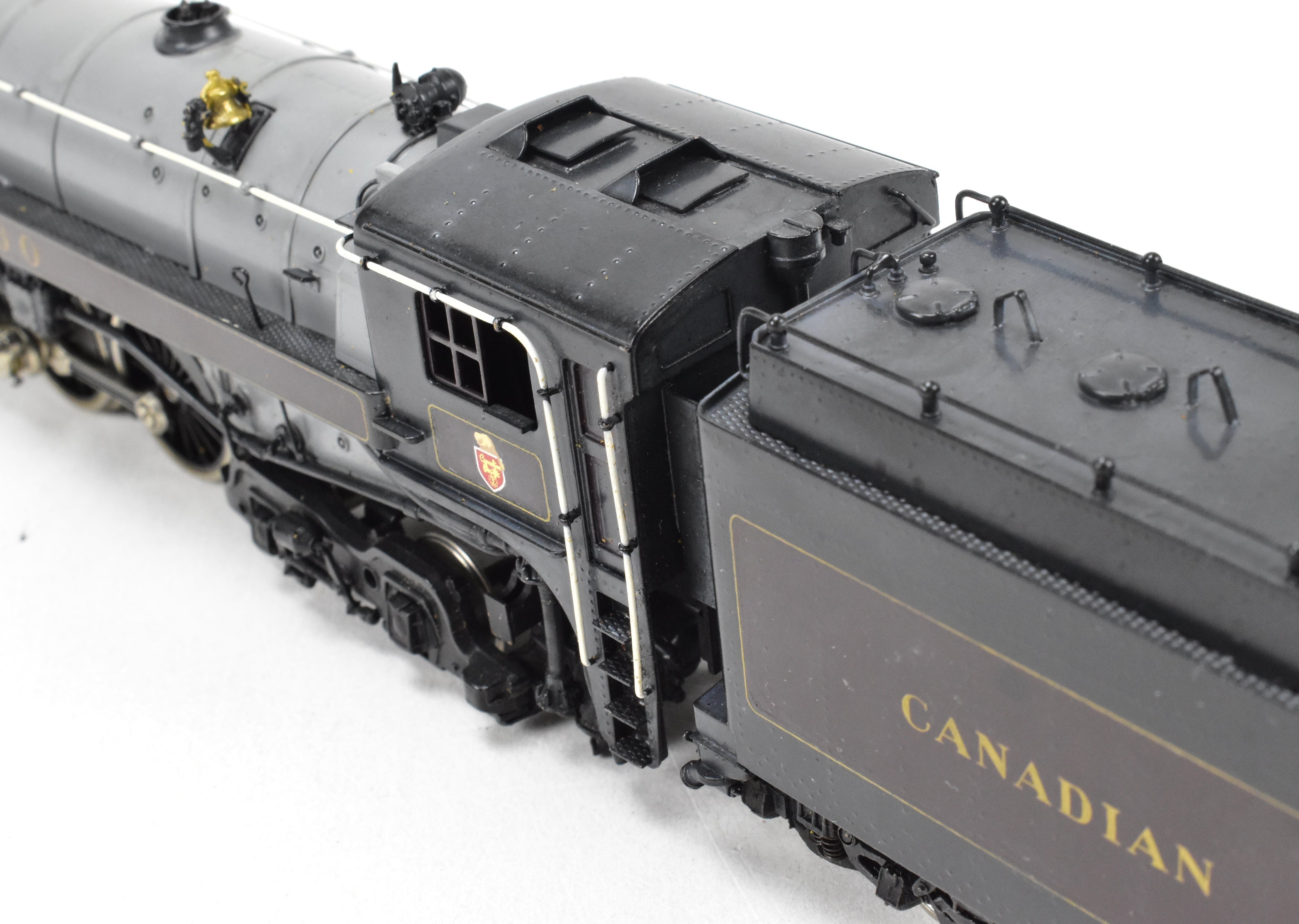 HO Scale Brass PFM - Tenshodo CPR Canadian Pacific H-1e #2860 Royal Hudson Factory Painted Model