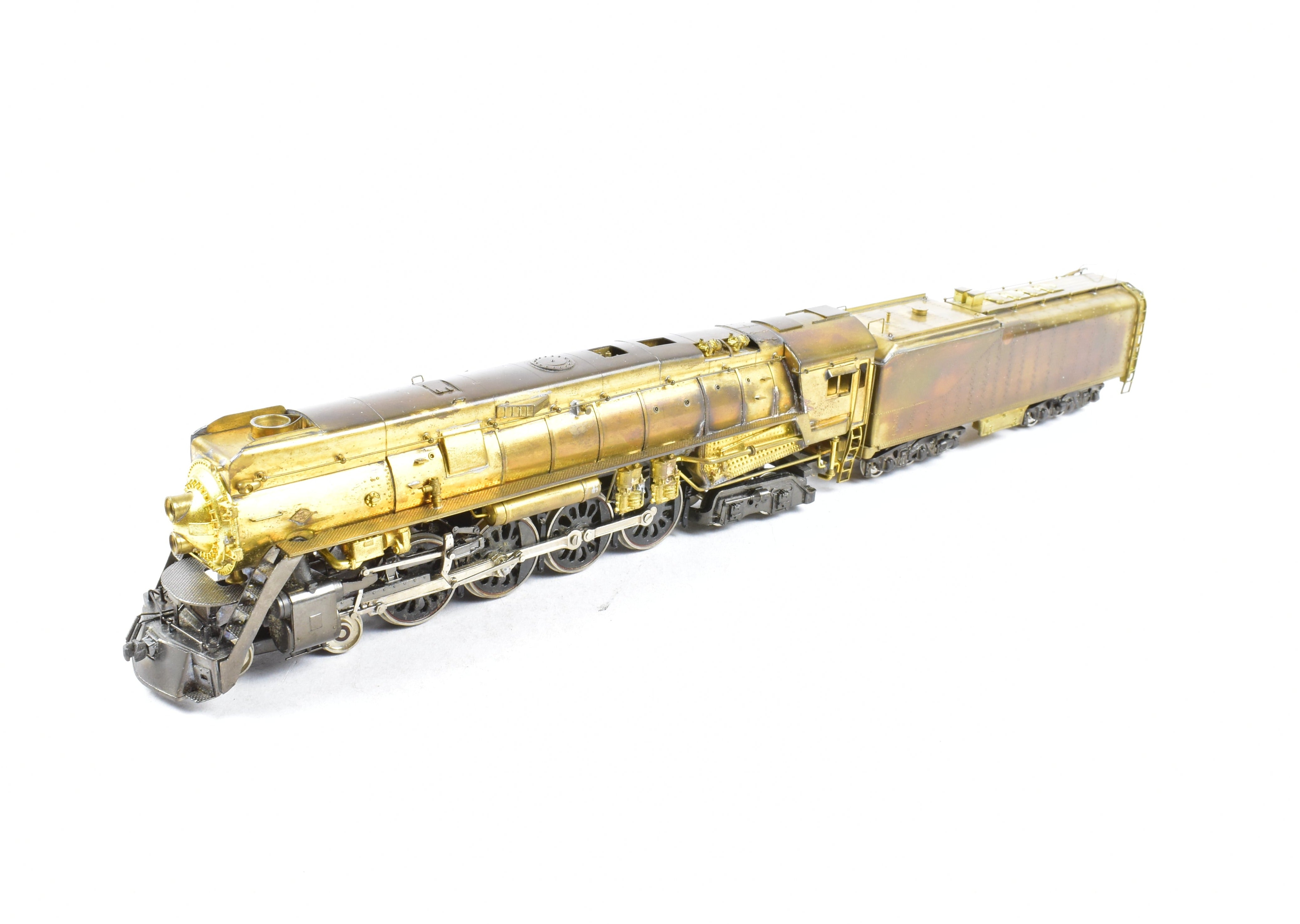 HO Scale Brass Max Gray Model Train - Southern Pacific Class GS - 4 4 - 8 - 4 De - Skirted Locomotive Replica