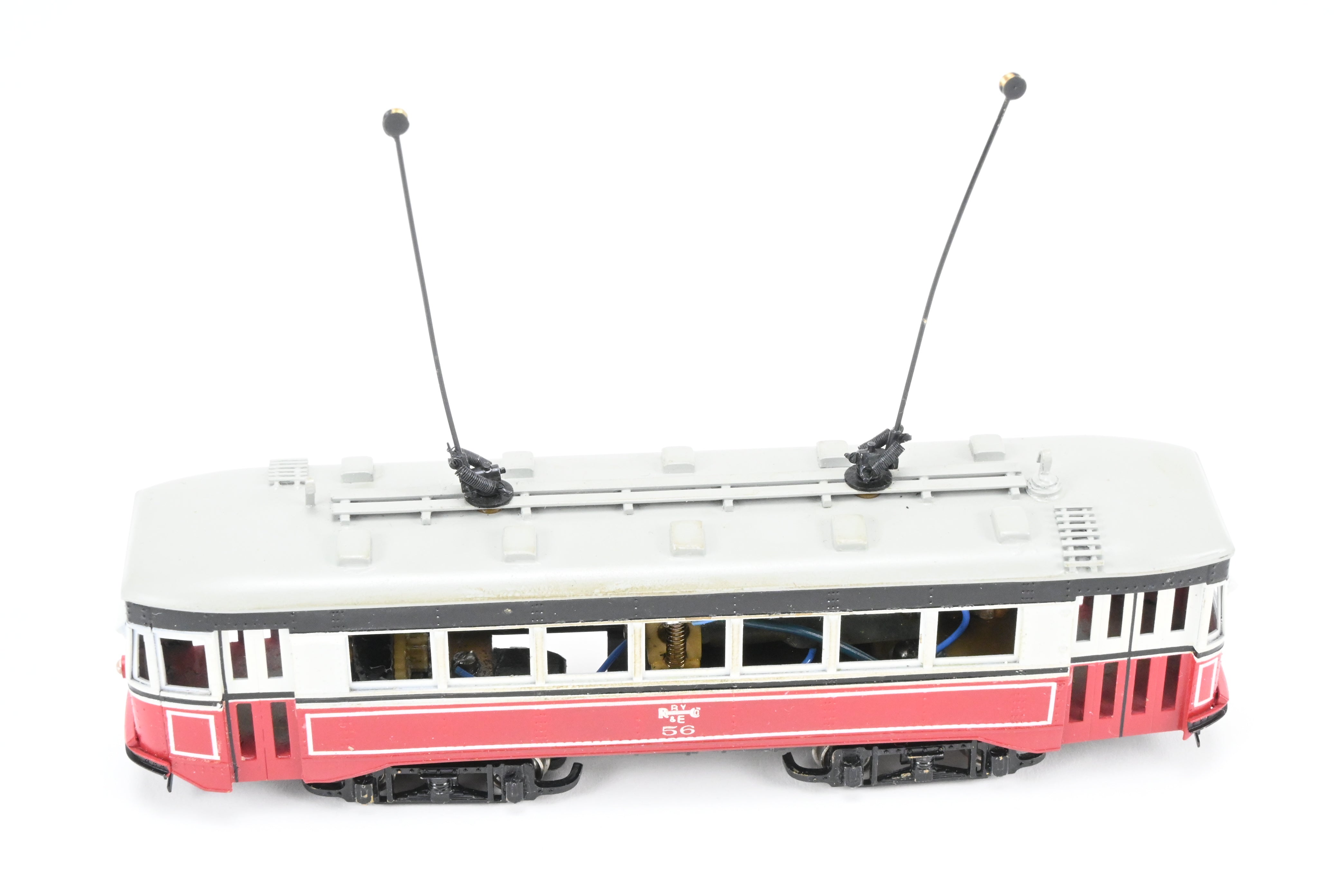 HO Scale Brass Model Train - Northwest Short Line (NWSL) Various Roads 1930 Brill Master Unit for Private Road CP, Representing RY&E No 56