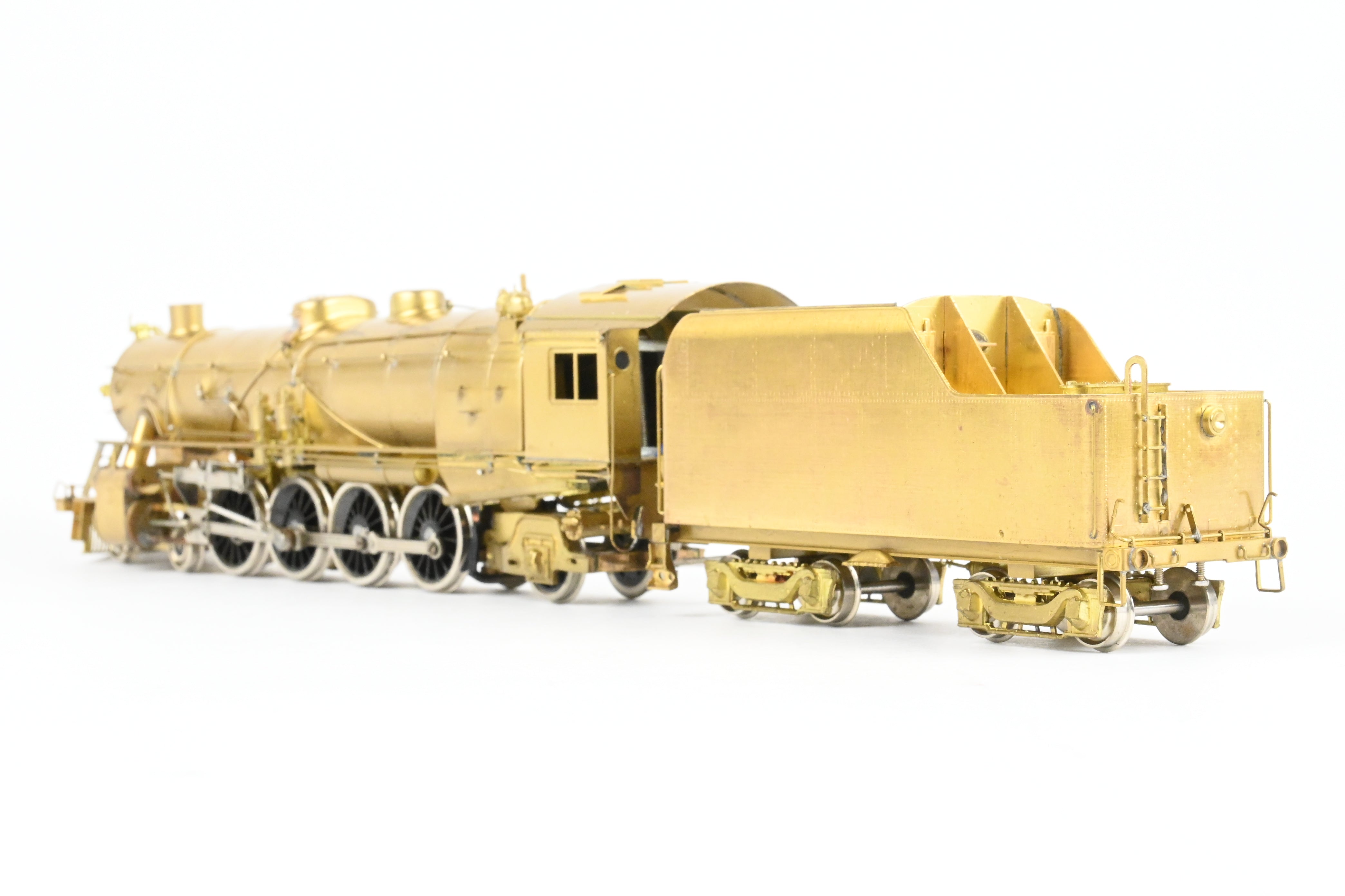 HO Scale Brass Nickel-Plated Model Train - New York Ontario & Western Class Y 4-8-2 Mountain Steam Locomotive by Nickel Plate Products