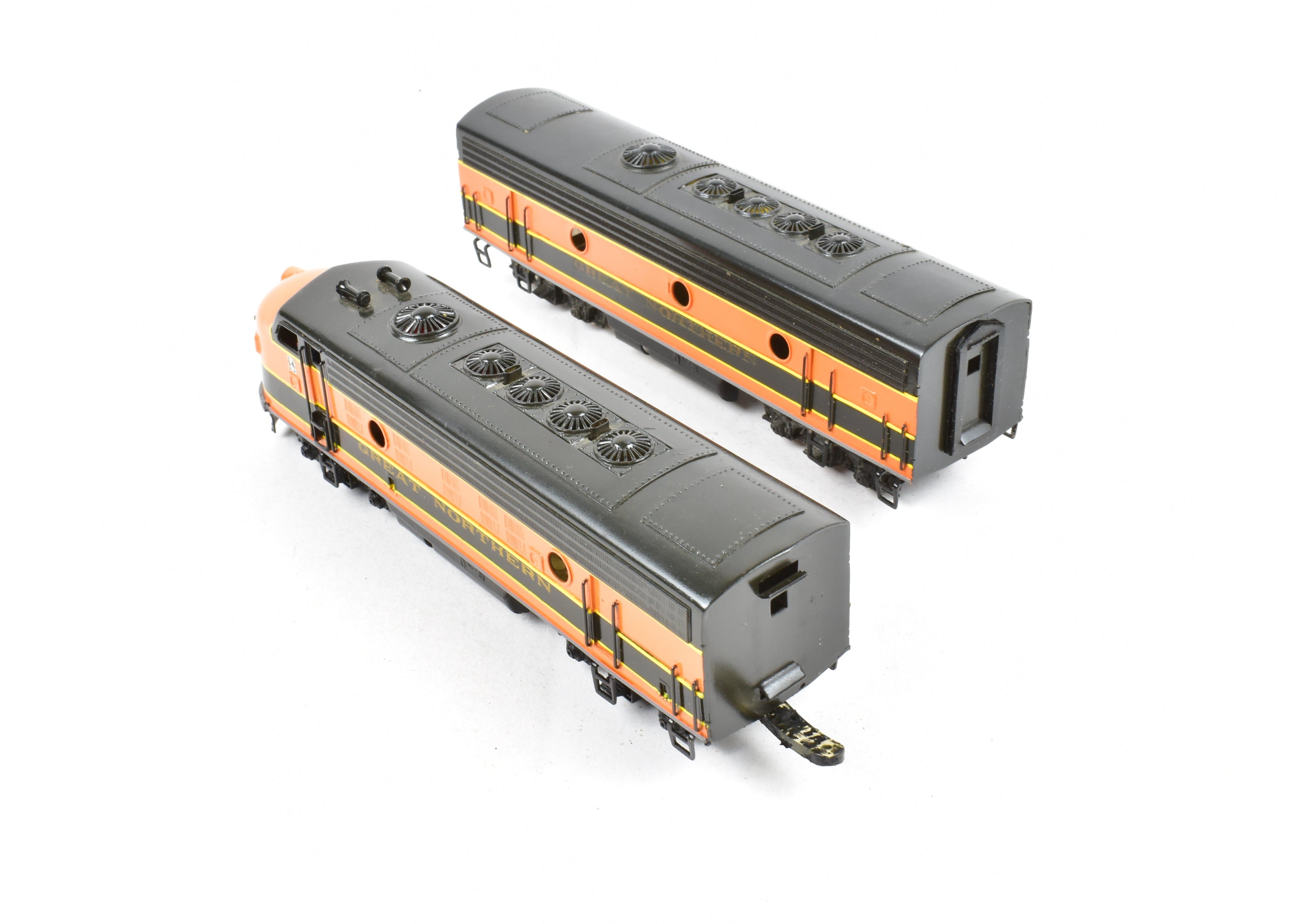 HO Scale Brass Tenshodo Great Northern F7 A/B Pair Factory-Painted Models