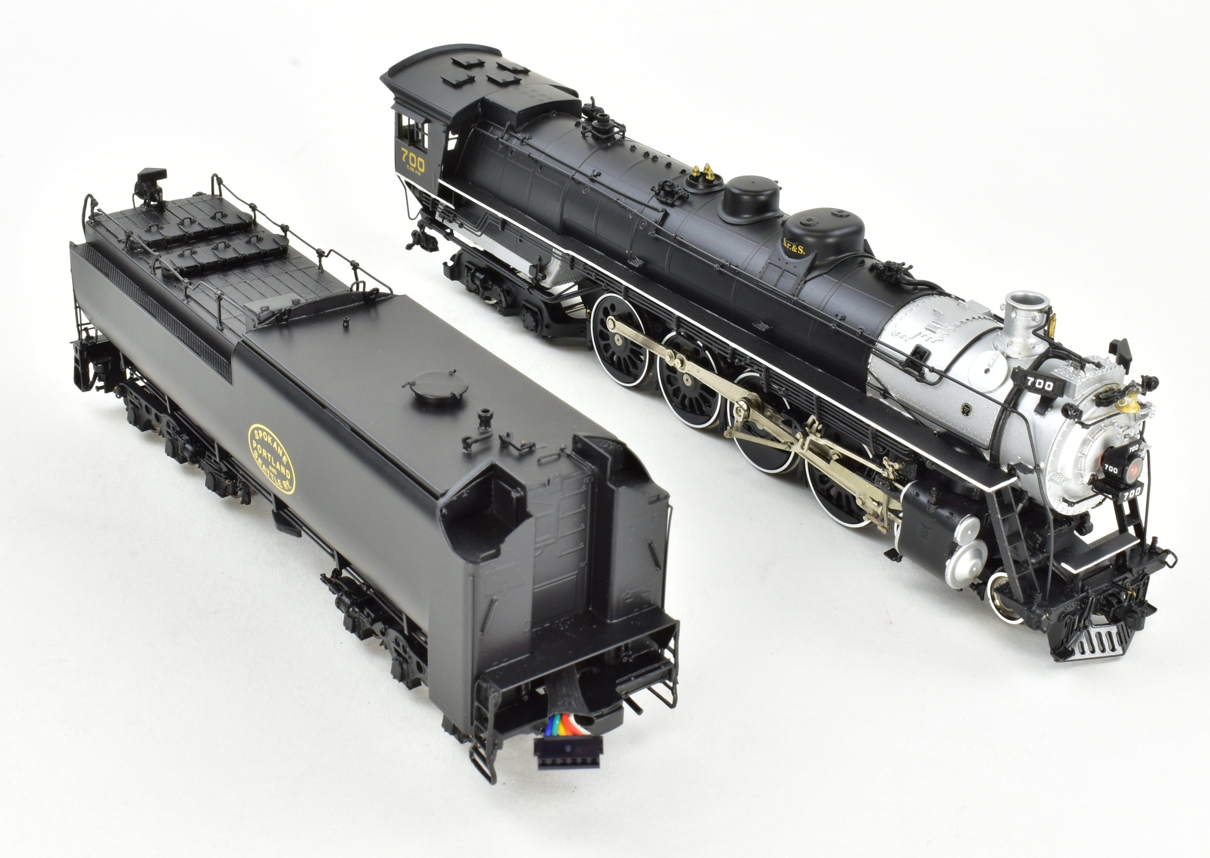 HO Scale Brass Sunset SP&S E-1 4-8-4 FP #700 with QSI DCC Sound, AS-IS