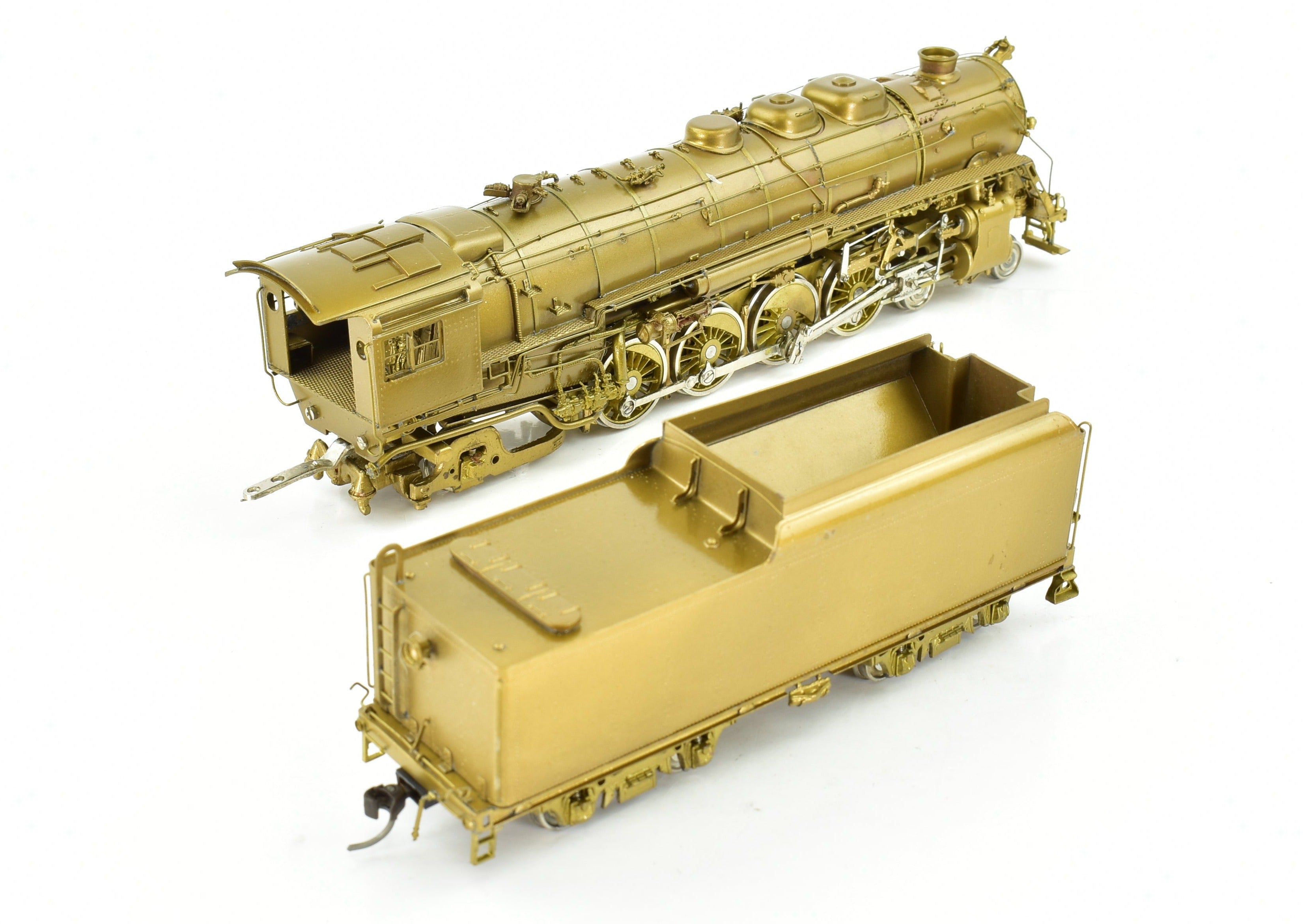 HO Scale Brass Model Train - New York Ontario & Western Class Y - 2 4 - 8 - 2 Custom - Built by KSM for NJ Custom Brass