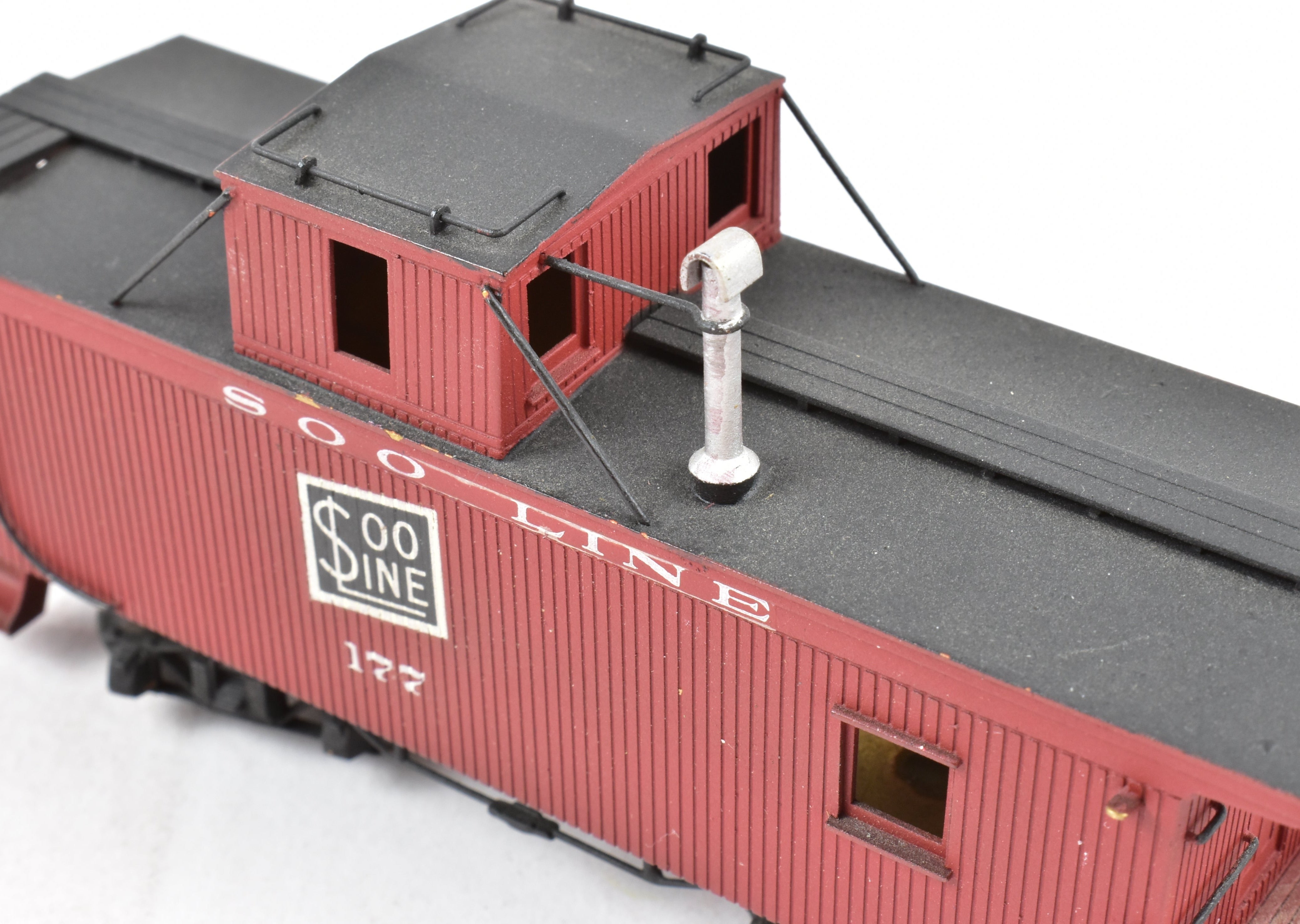 Custom Painted HO Scale Brass NPP Soo Line Caboose from 1972