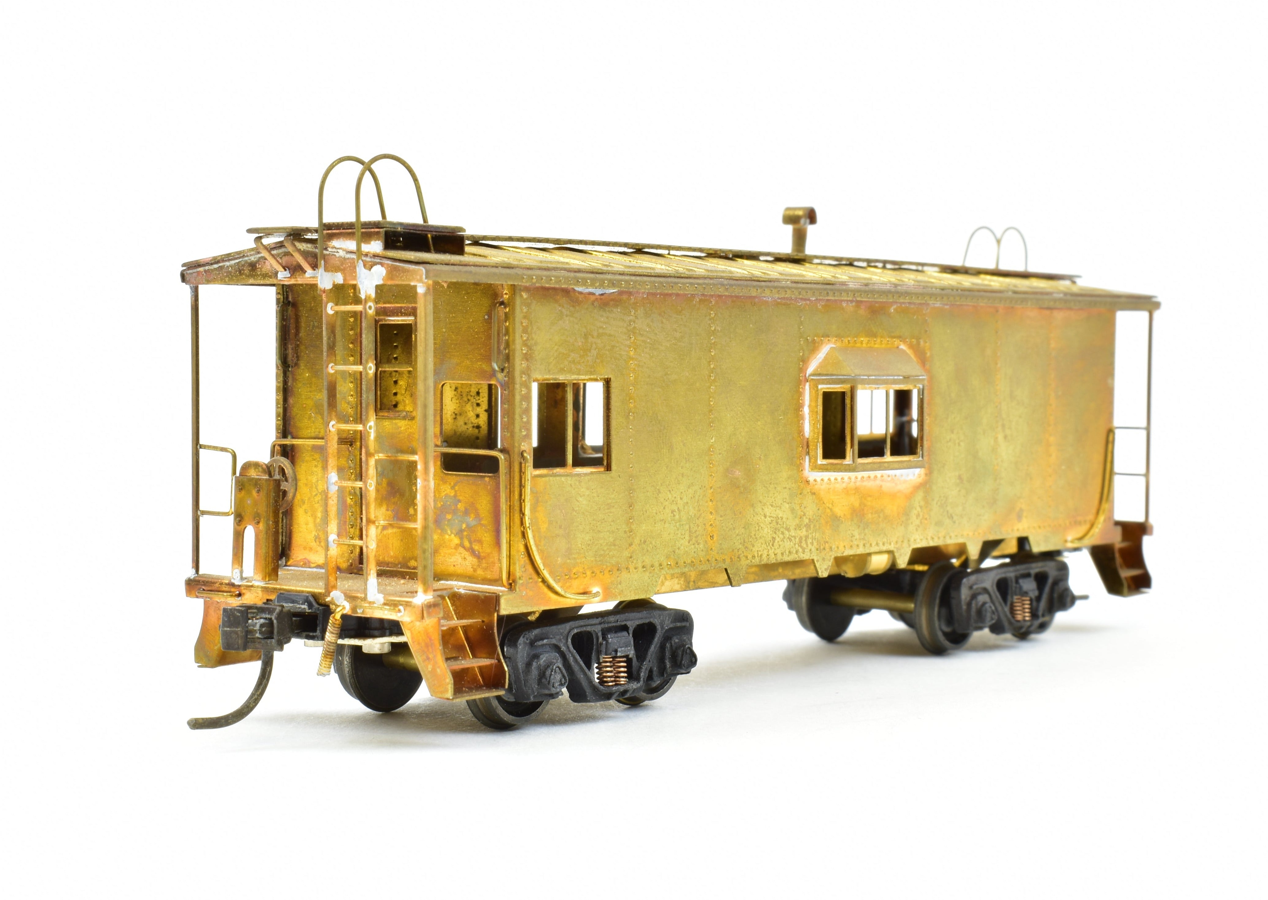 HO Scale Brass All - Steel Bay Window Caboose by Lambert NYC, New York Central