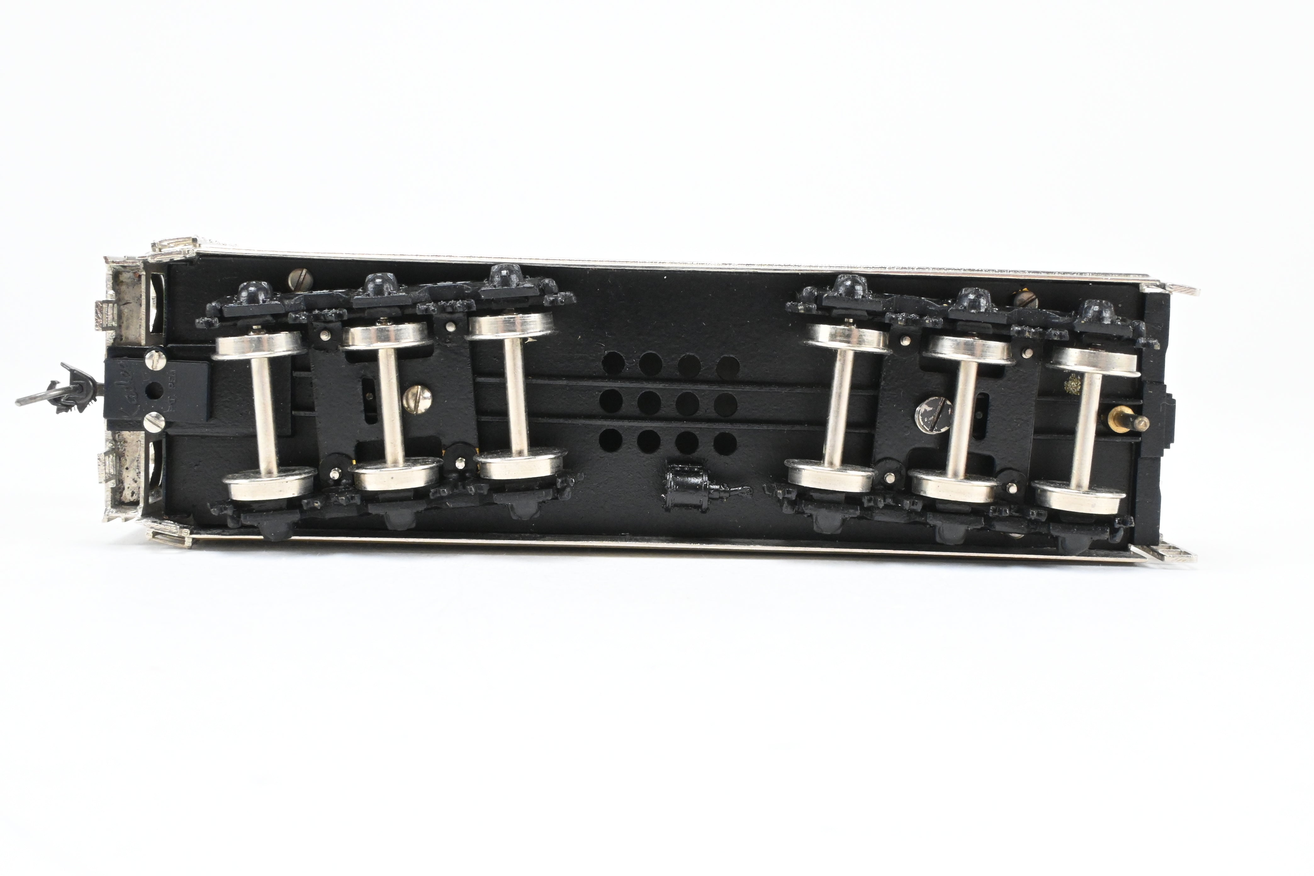 HO Scale Brass NPP Nickel - Plated Tender for CB&Q Burlington Route 4 - 6 - 4