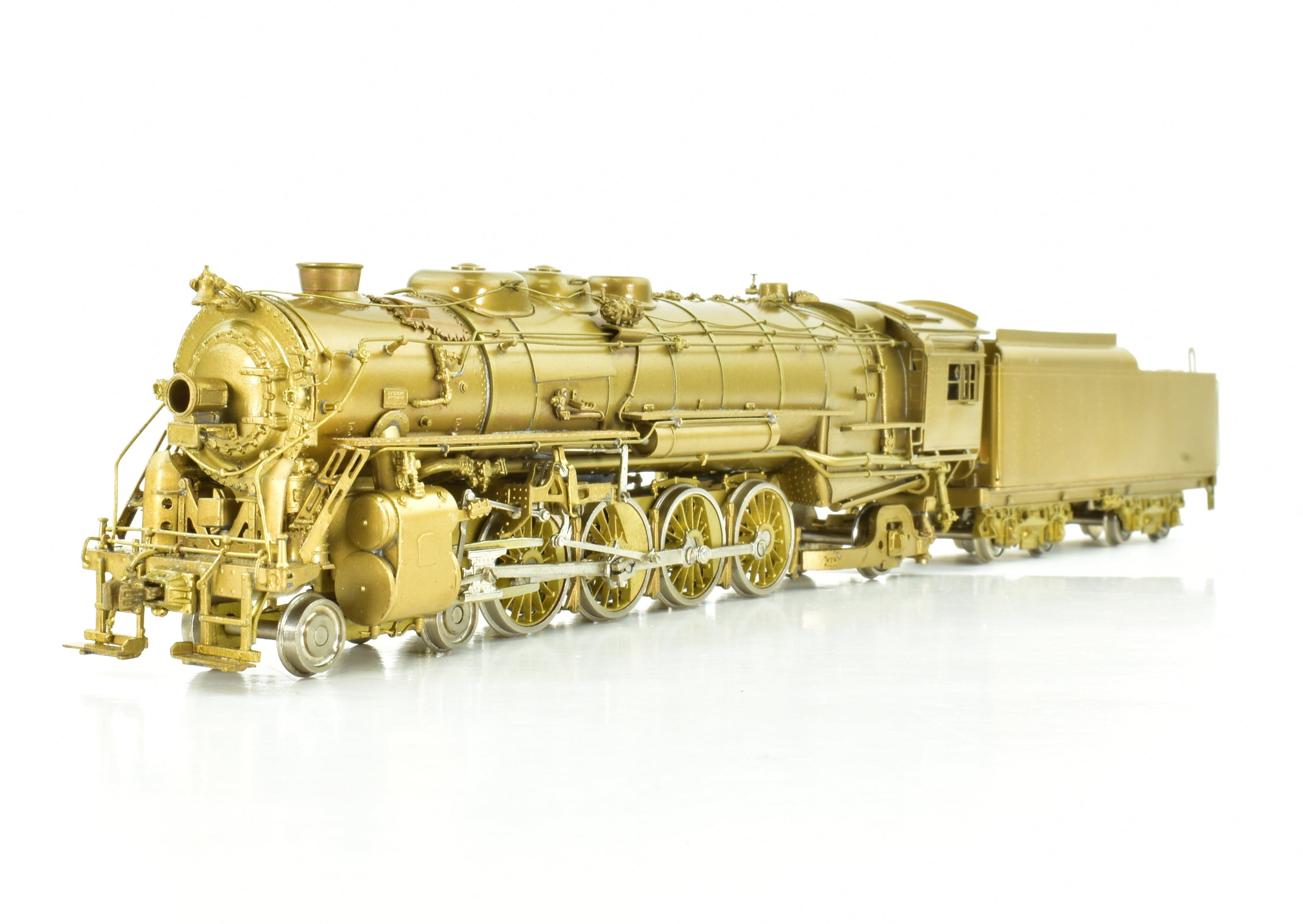 HO Scale Brass Model Train - New York Ontario & Western Class Y - 2 4 - 8 - 2 Custom - Built by KSM for NJ Custom Brass