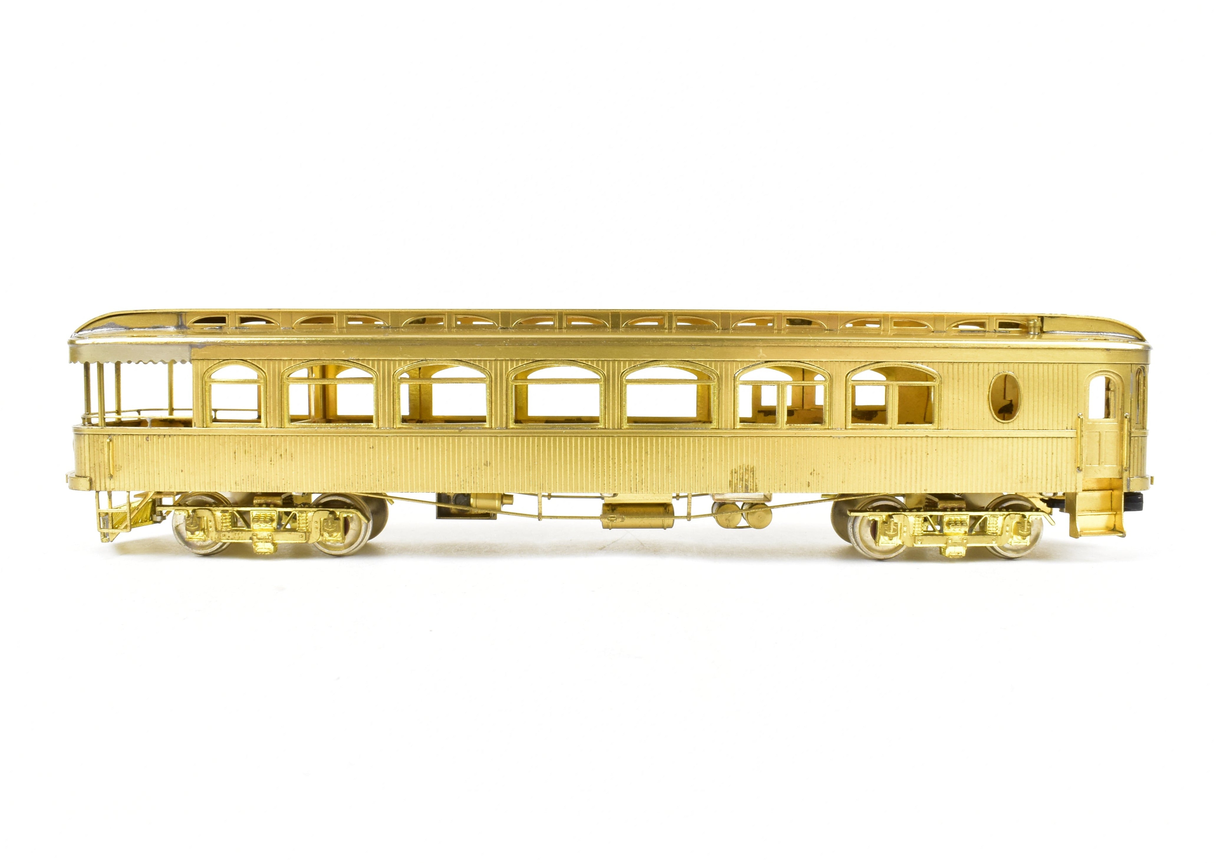 HO Scale Brass Suydam Sacramento Northern Niles Wood Interurban Parlor Car Model - Bidwell Version