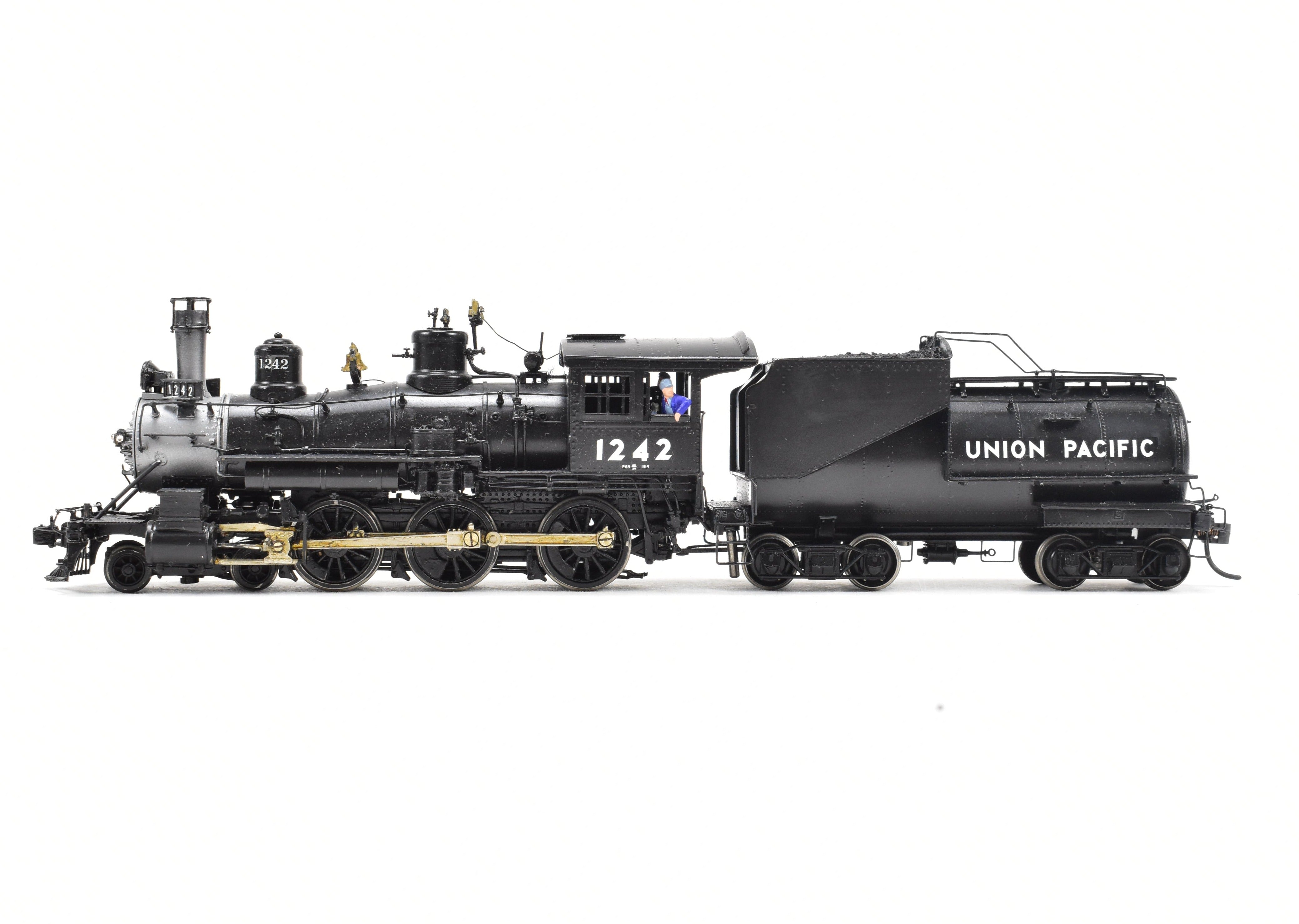 HO Scale Brass Model Train - Sunset Models Union Pacific 4-6-0 Locomotive 1242 in ReBoxx Packaging