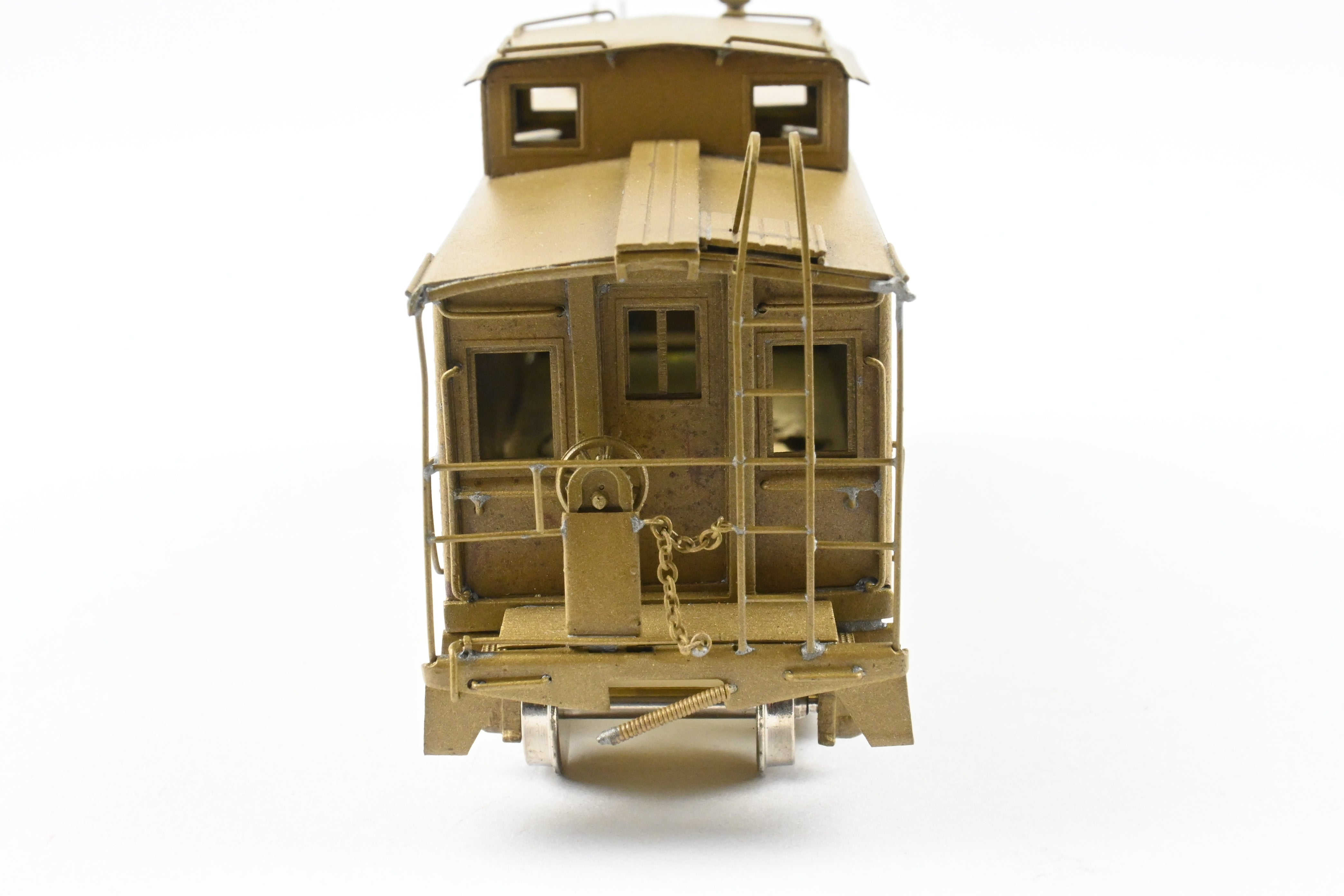 HO Scale Brass NKP - Nickel Plate Road 700 Series Steel Caboose with Custom Trucks