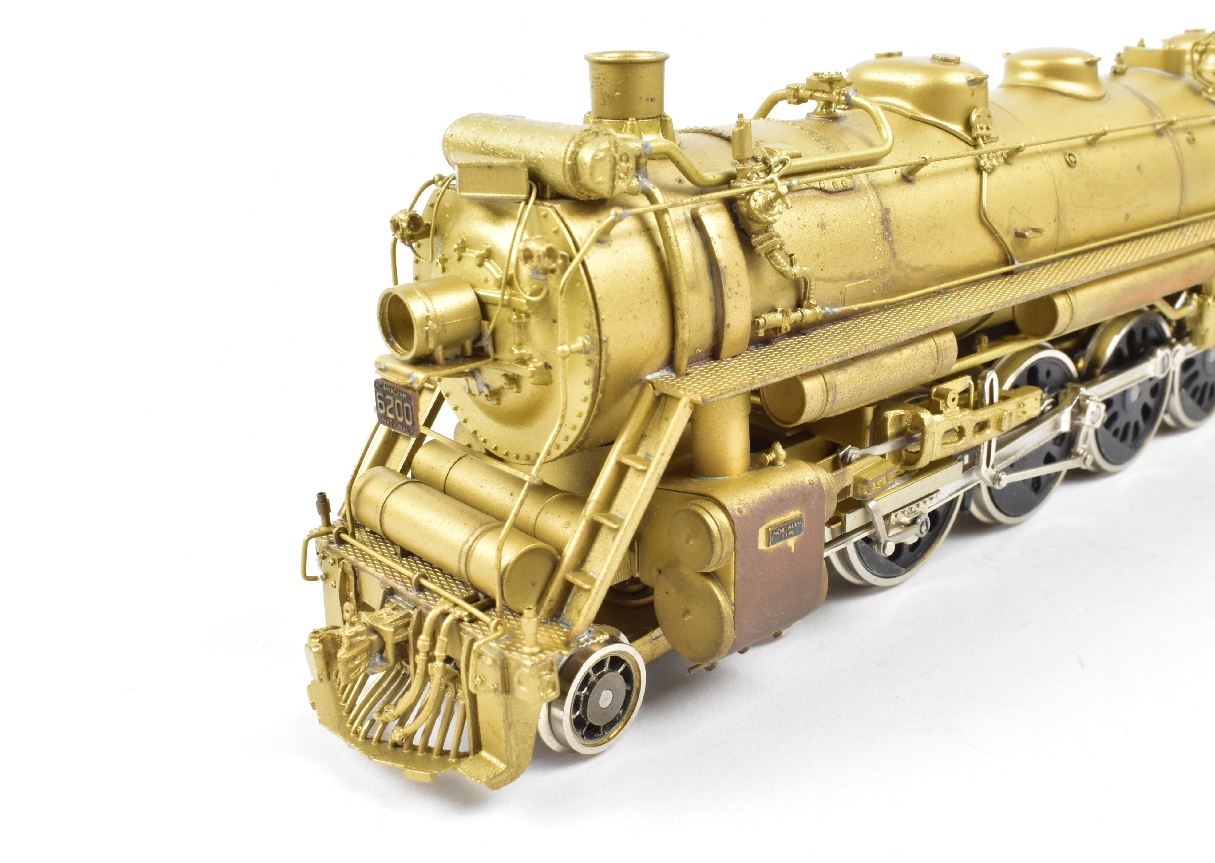 HO Scale Brass Pacific Fast Mail (PFM) Model Train - Toby CNR - Canadian National Railway 4-8-4 Class 6200 U-2G Locomotive