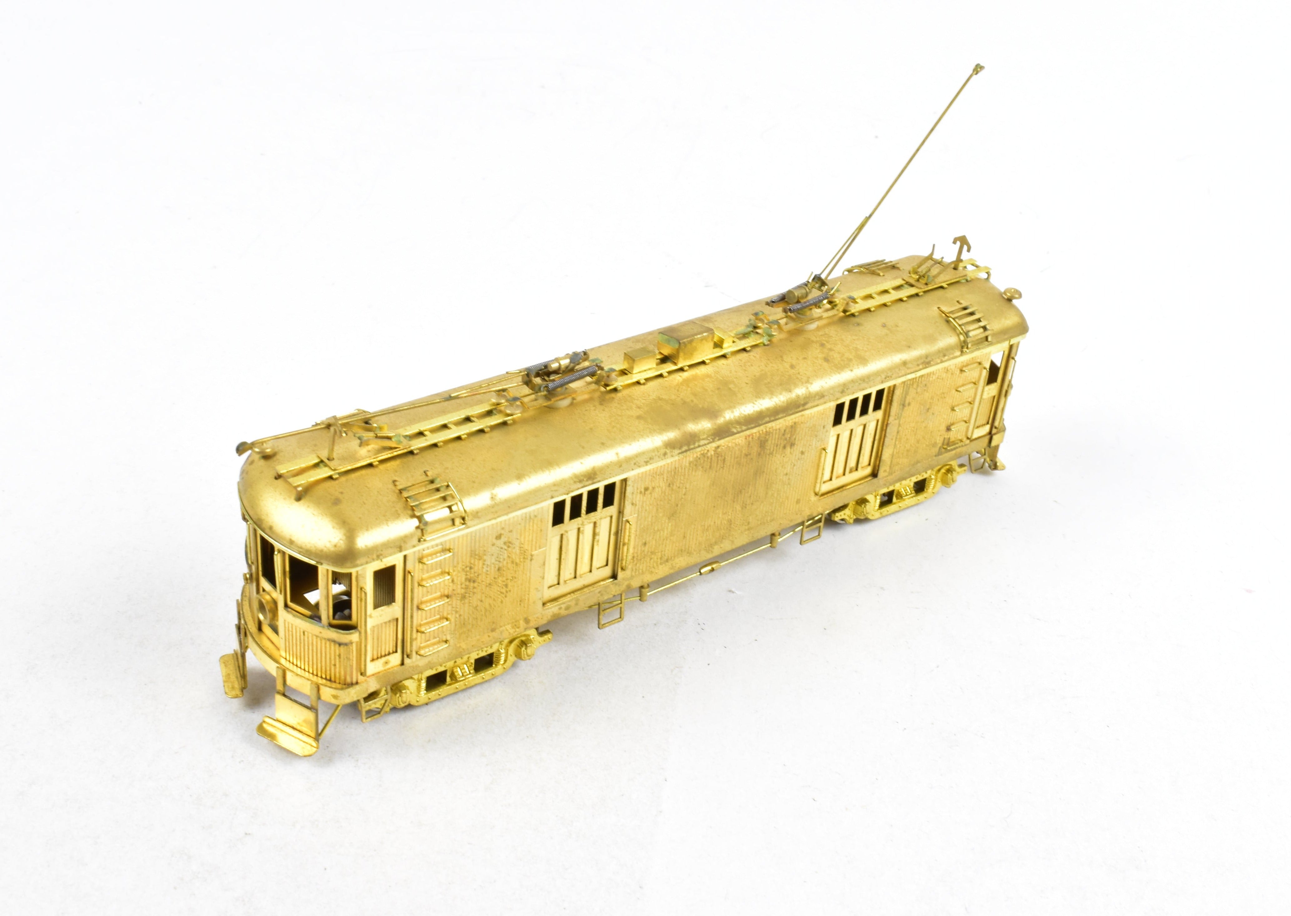 HO Scale Brass Suydam Pacific Electric Wood Box Motor Model Train