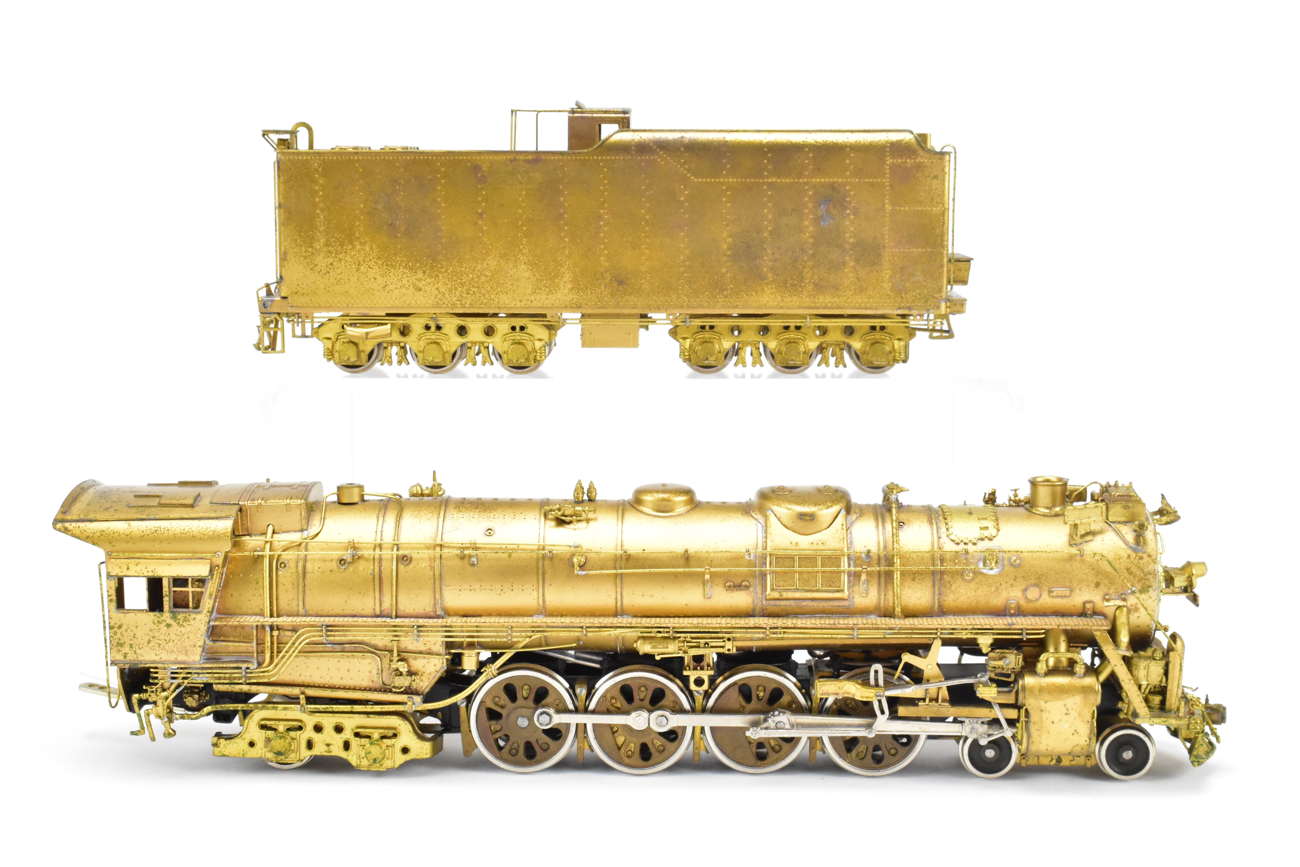 HO Scale Brass PFM - Fujiyama Missouri Pacific 4-8-4 2200 Class Steam Locomotive Model - As Is Condition