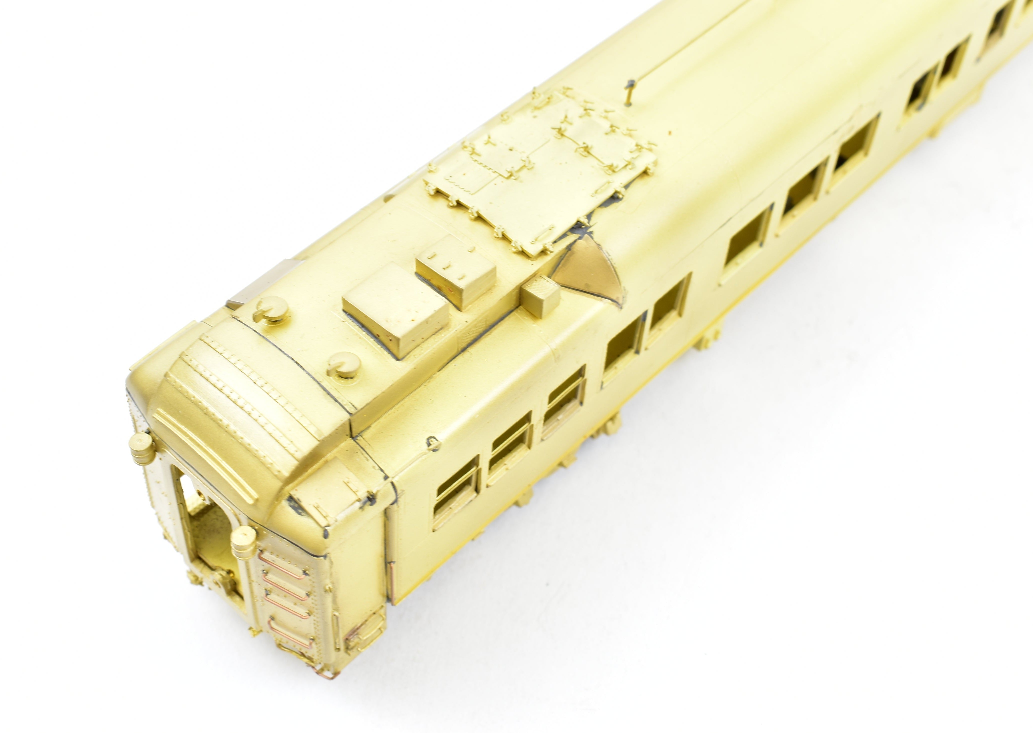 HO Scale Brass ATSF - Santa Fe Heavyweight Business Car #9/#10 by Pecos River