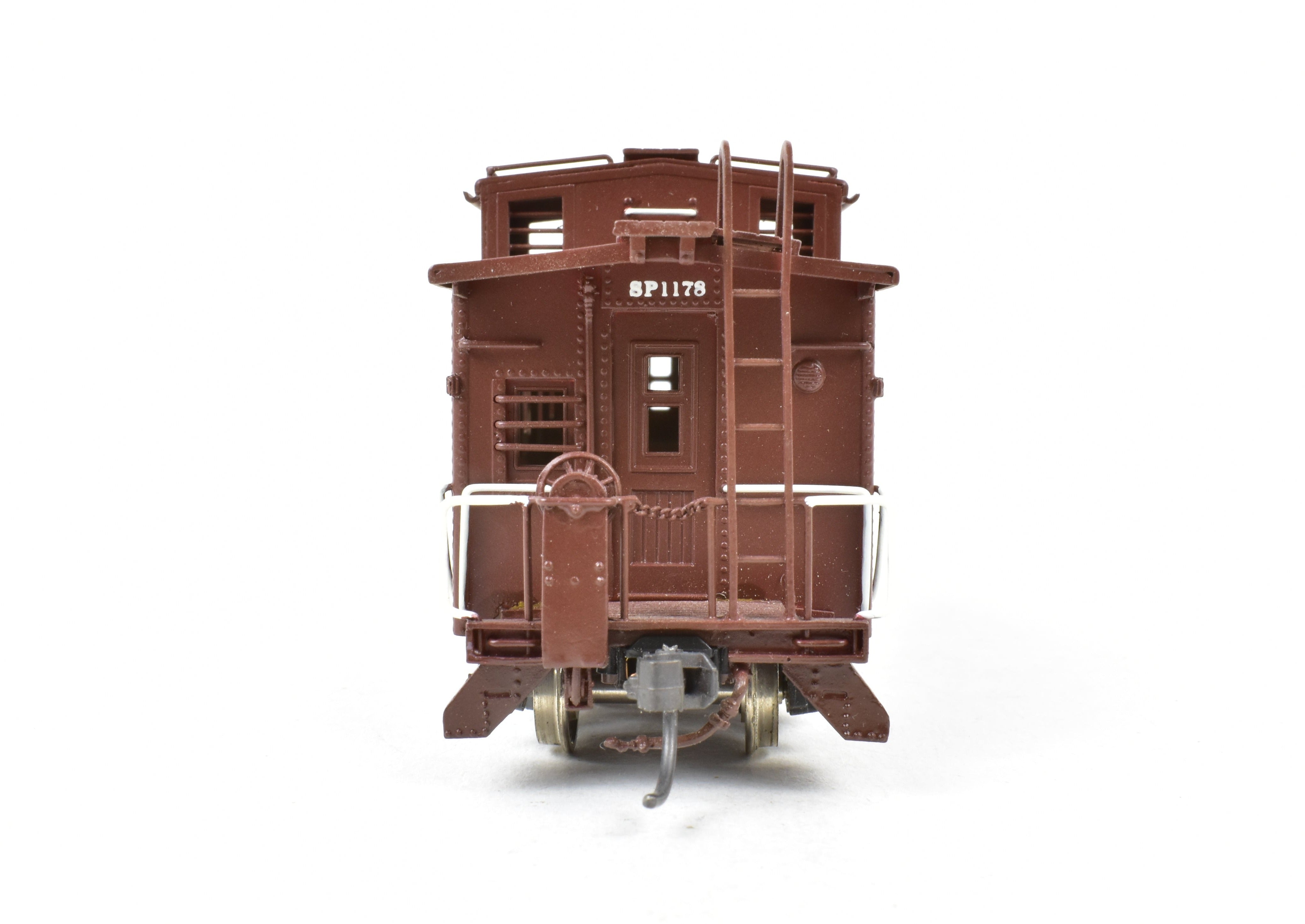 HO Scale Brass Pacific Fast Mail (PFM) - SKI SP Southern Pacific Steam Era C - 40 - 3 Steel Caboose Factory Painted with Road Number 1178 Model