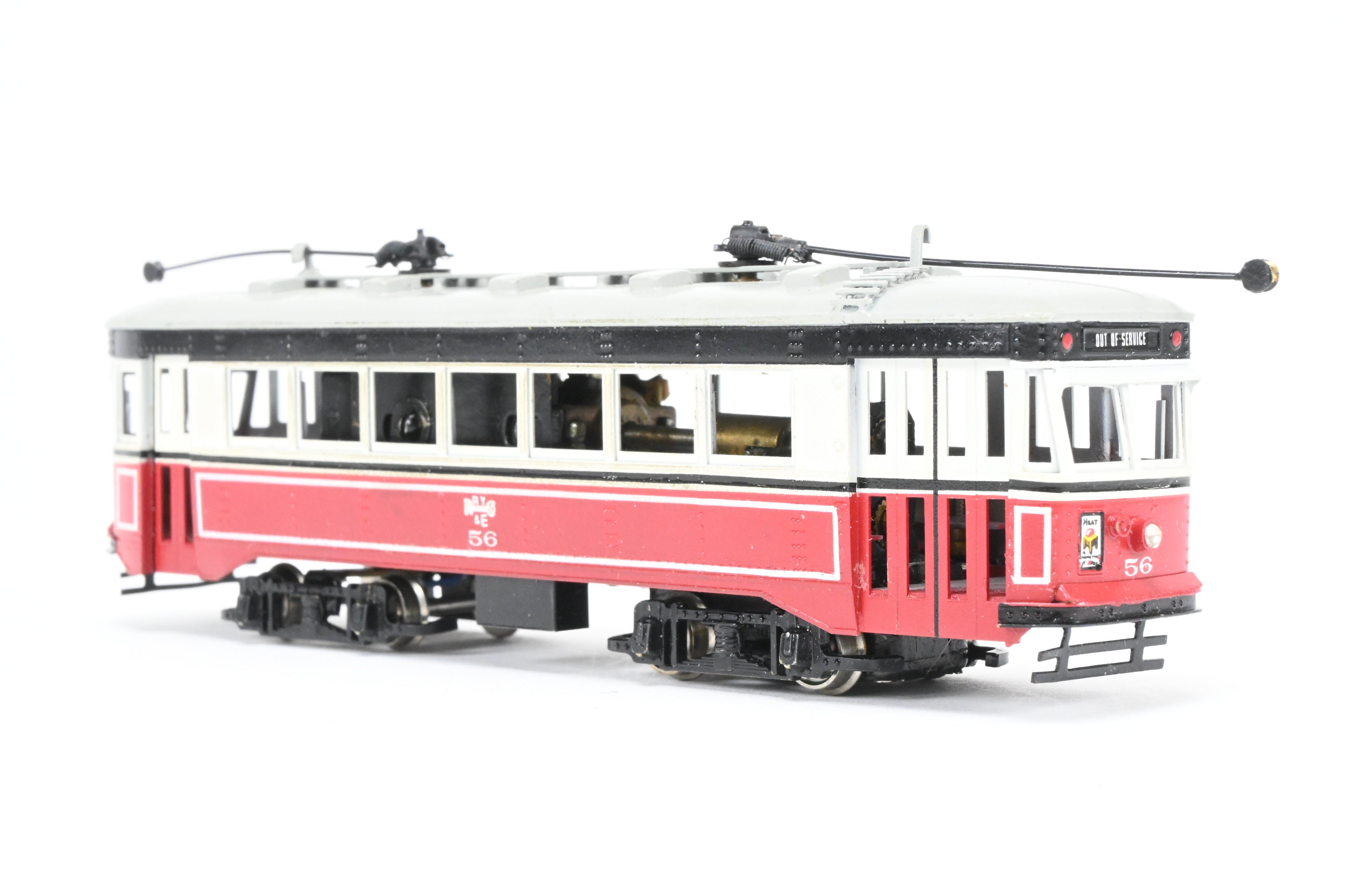 HO Scale Brass Model Train - Northwest Short Line (NWSL) Various Roads 1930 Brill Master Unit for Private Road CP, Representing RY&E No 56