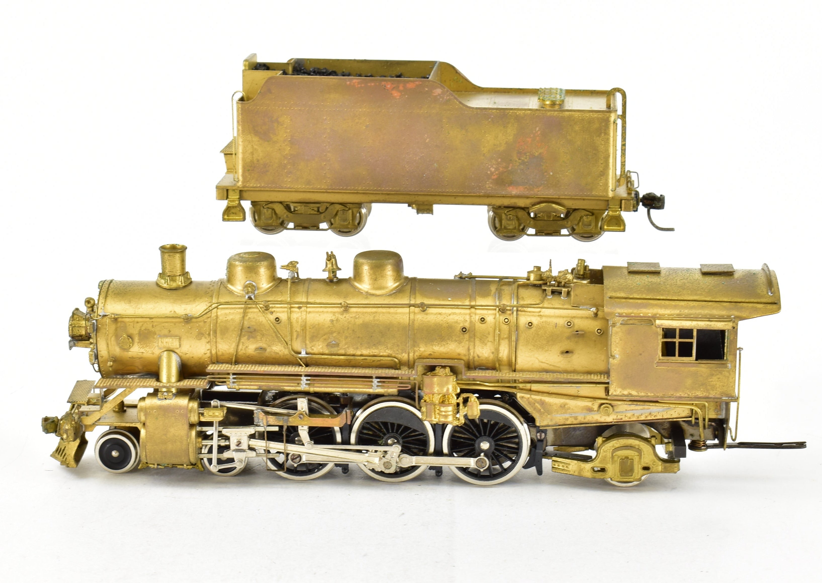 HO Scale Brass Model Train - Northwest Short Line (NWSL) and Northern Pacific (NP) Class Q - 6 4 - 6 - 2 Pacific Steam Locomotive Replica