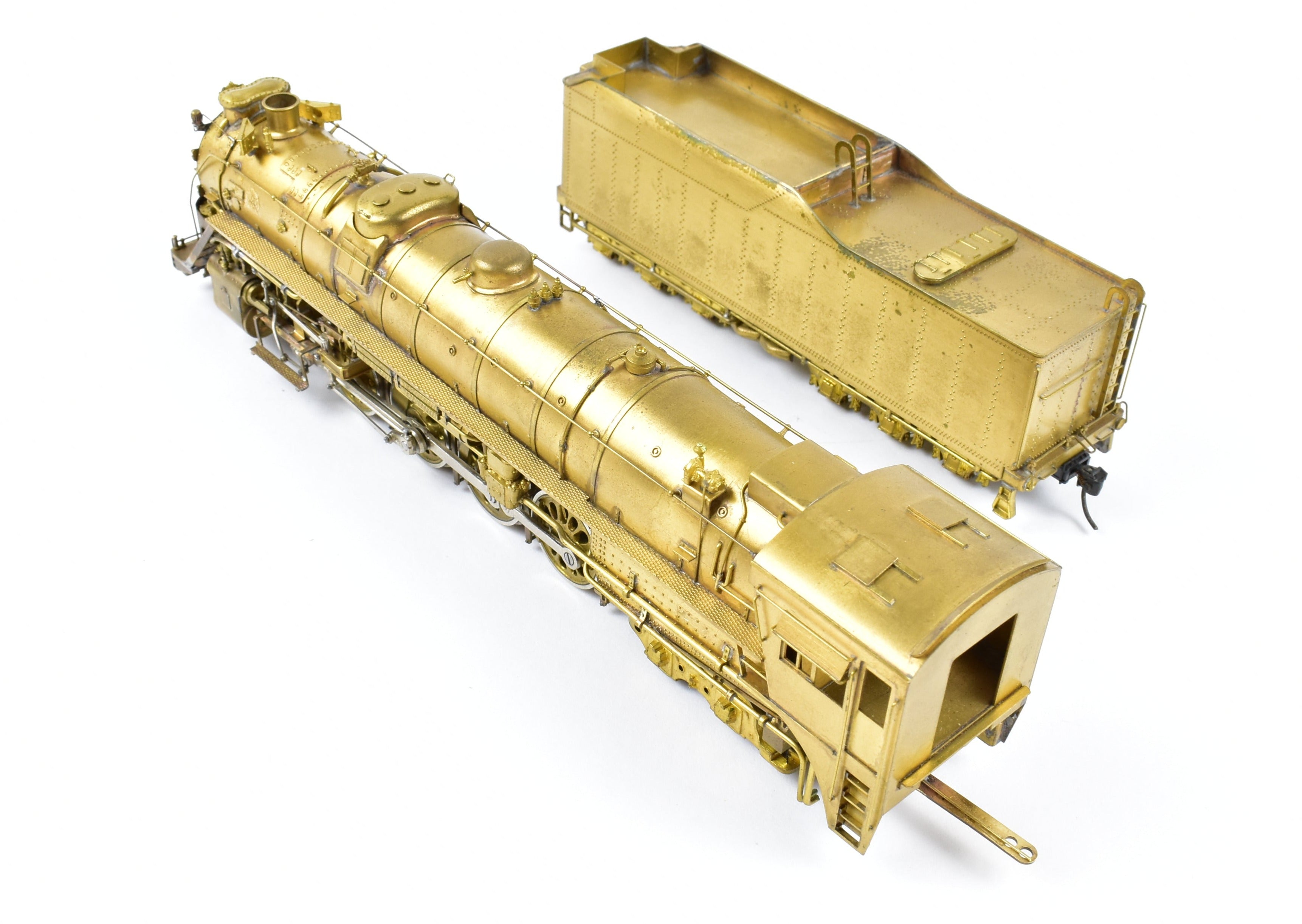 High - Quality HO Scale Brass Pacific Fast Mail Model - Toby's Denver & Rio Grande Western 4 - 8 - 4 Class M - 68 Steam Locomotive in ReBoxx Packaging