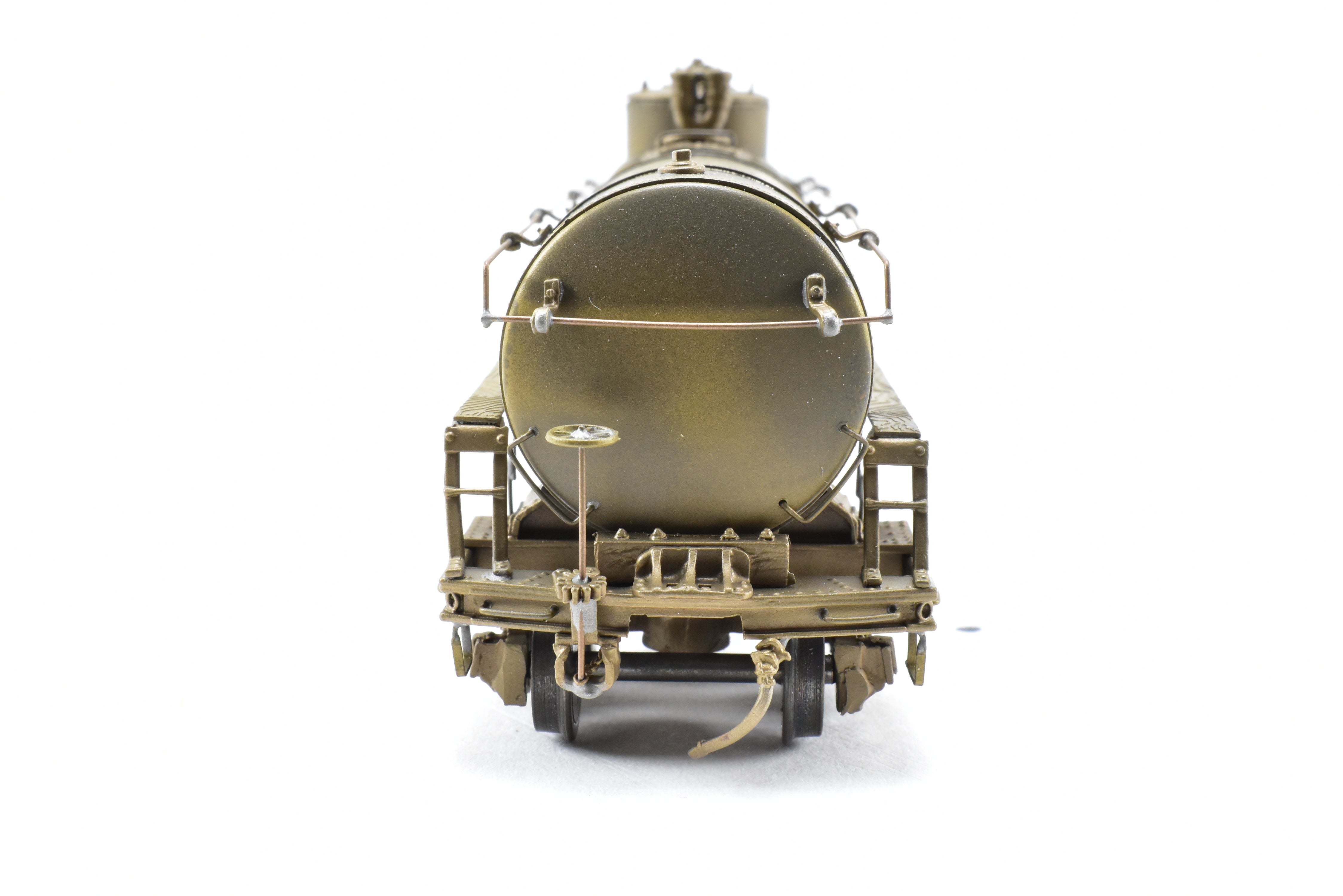 1989 HO Brass Pecos River ATSF - Santa Fe 10,500 Gallon TK - H Tank Car w/ Andrews Trucks