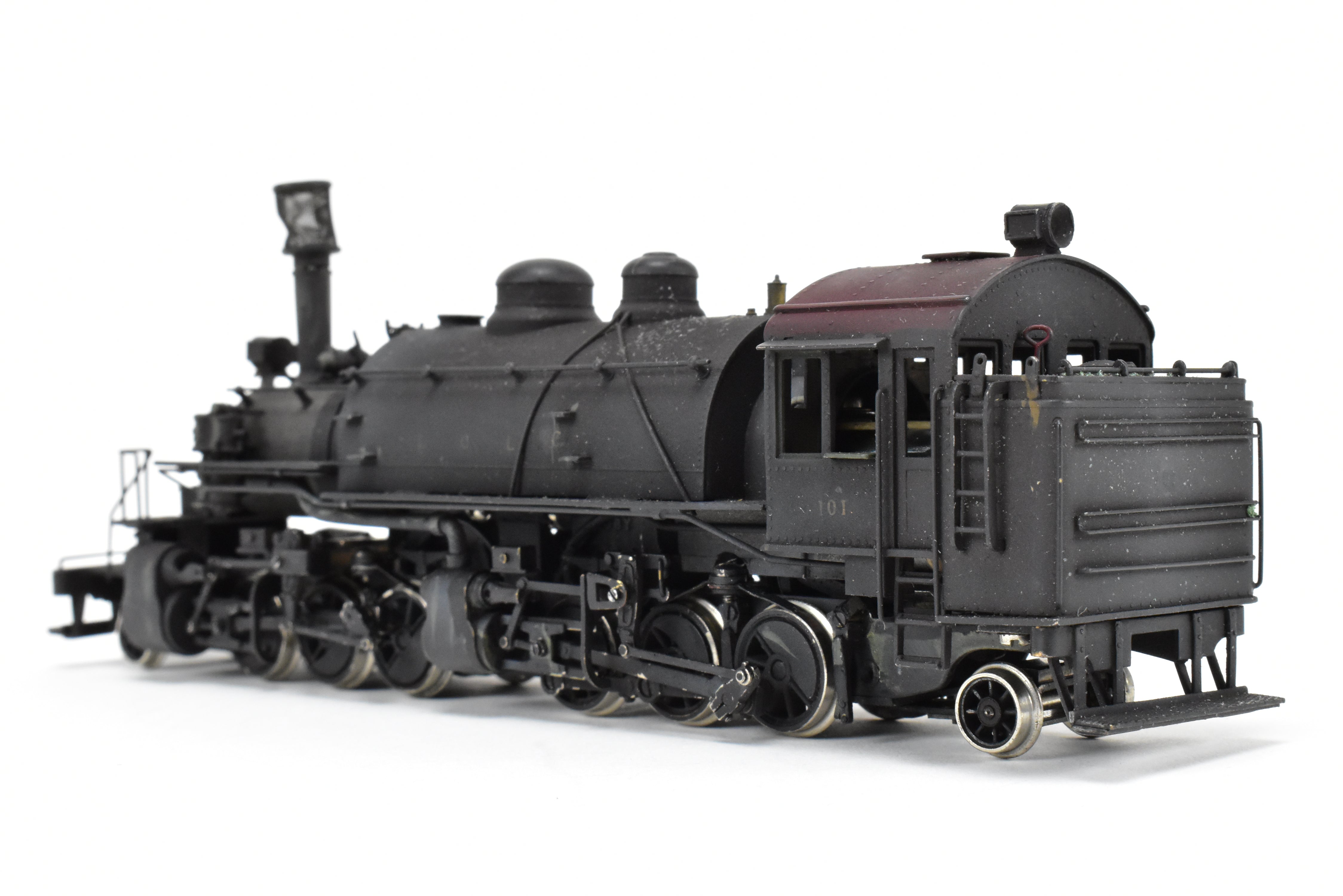 HO Brass NWSL Baldwin 2-6-6-2T Saddle Tank Logging Mallet, Unlettered Custom Painted