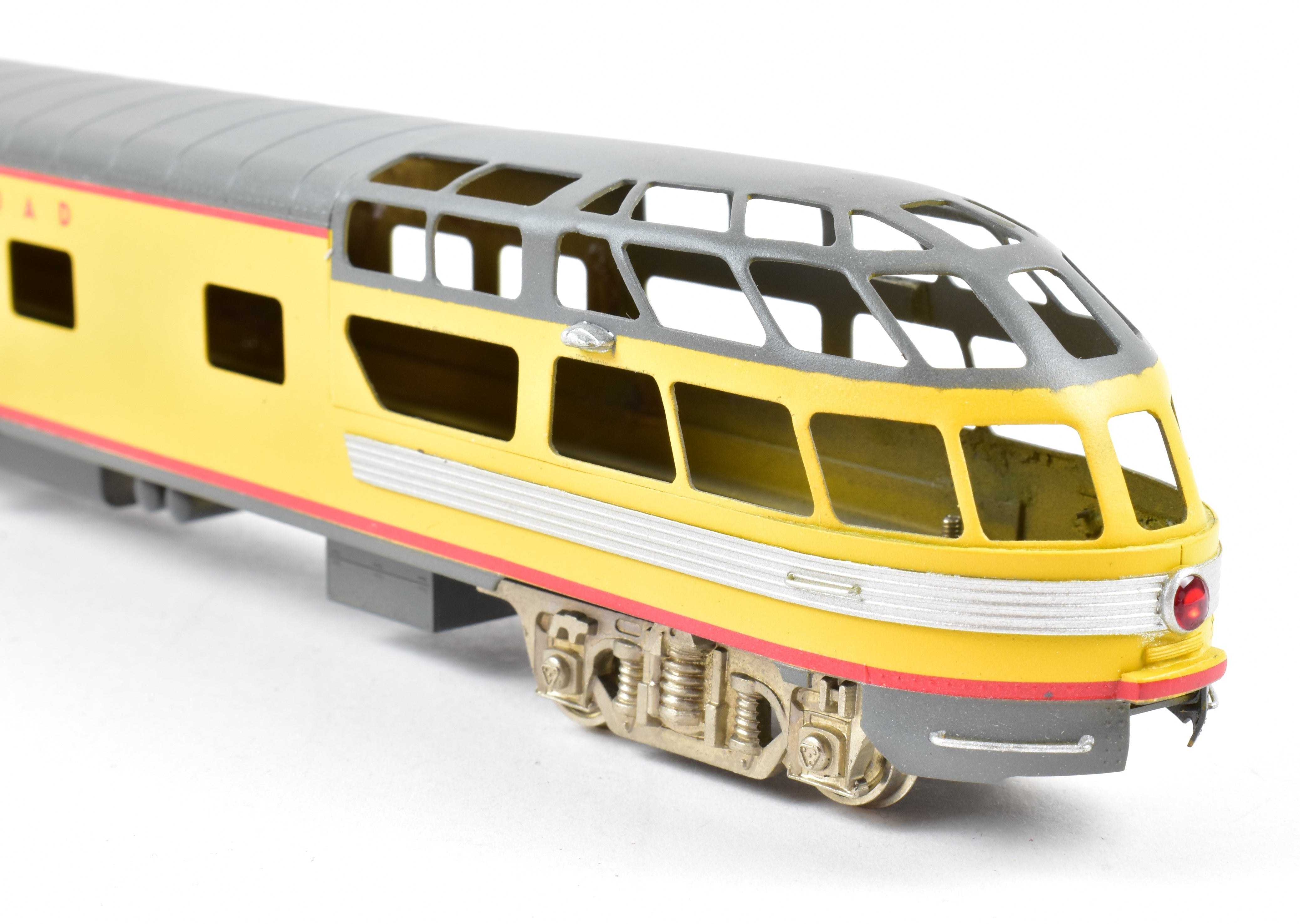 HO Scale Brass Soho Milwaukee Road Creek Series Custom Painted Sleeper - Observation Model Train Car for Cedar Rapids