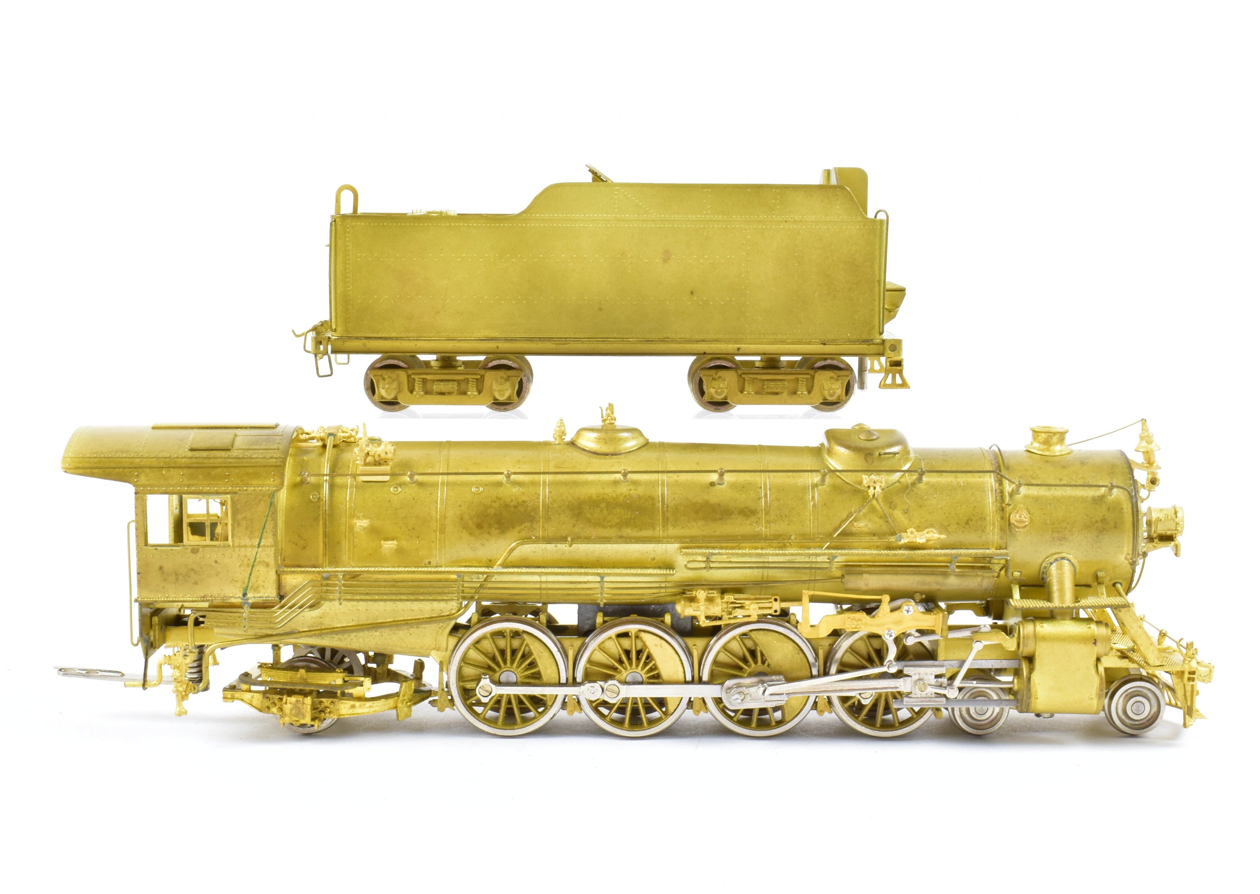 HO Scale Brass Model of Sunset Models' USRA (United States Railway Administration) Heavy 4 - 8 - 2 Mountain Locomotive