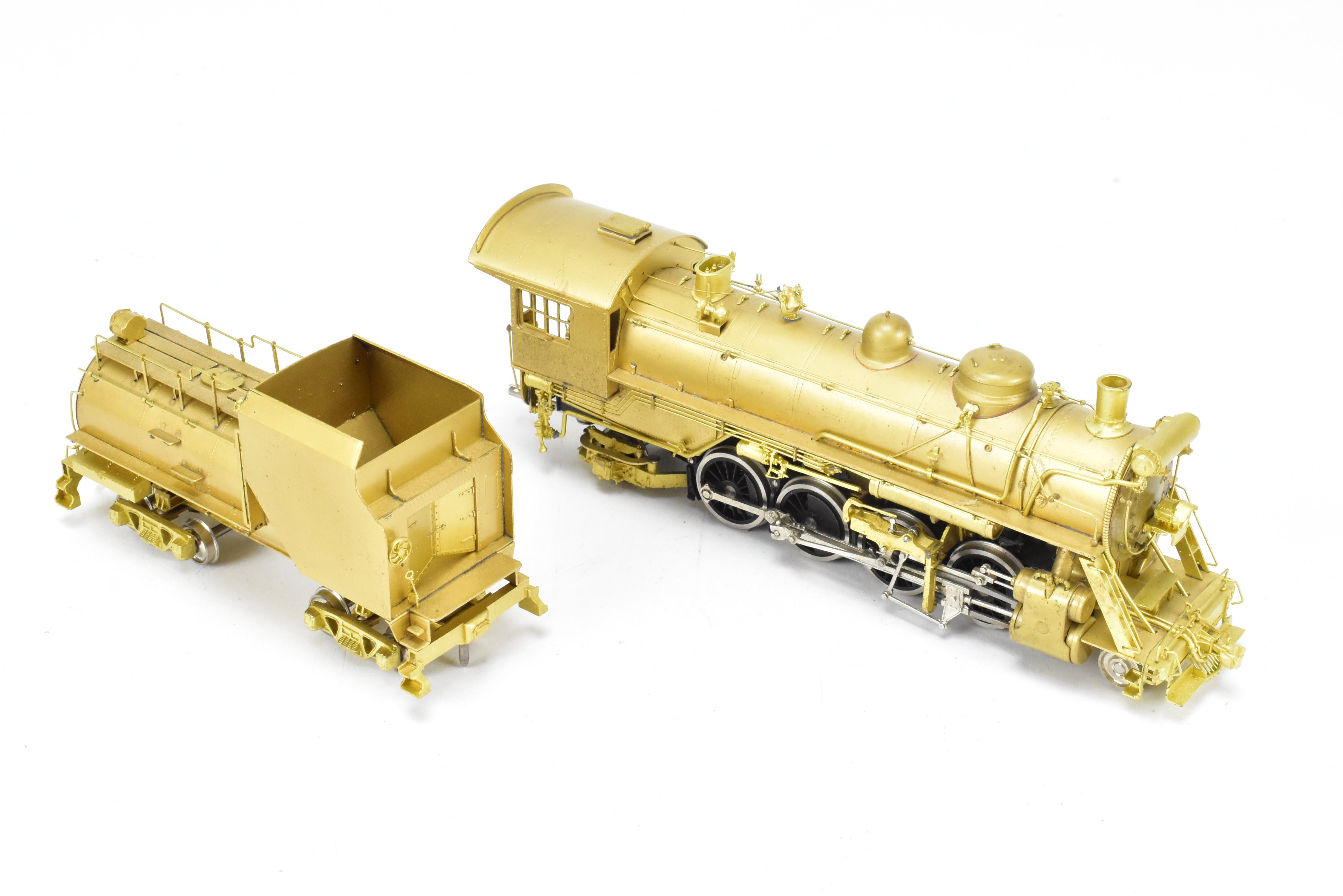 High - Quality HO Scale Brass Nickel - Plated Erie Railroad N - 1 2 - 8 - 2 Model Train by NPP - Nickel Plate Products