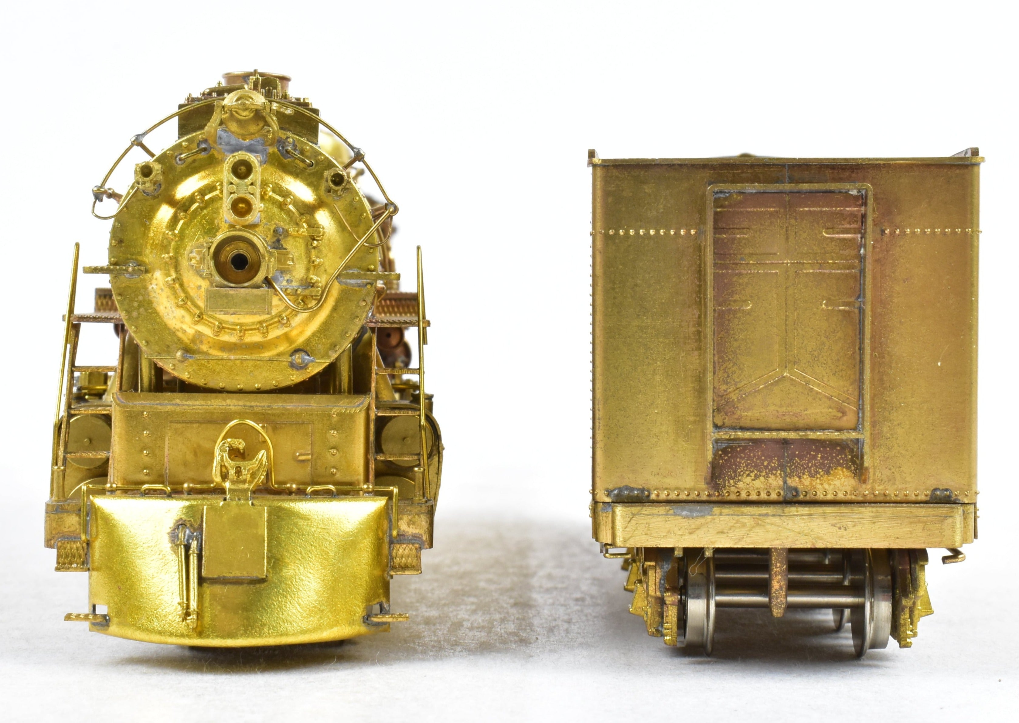 HO Scale Brass Pacific Fast Mail (PFM) Model Train - Toby CB&Q Burlington Route 4-8-4 Class O-5 Crown Model from 1969 Run
