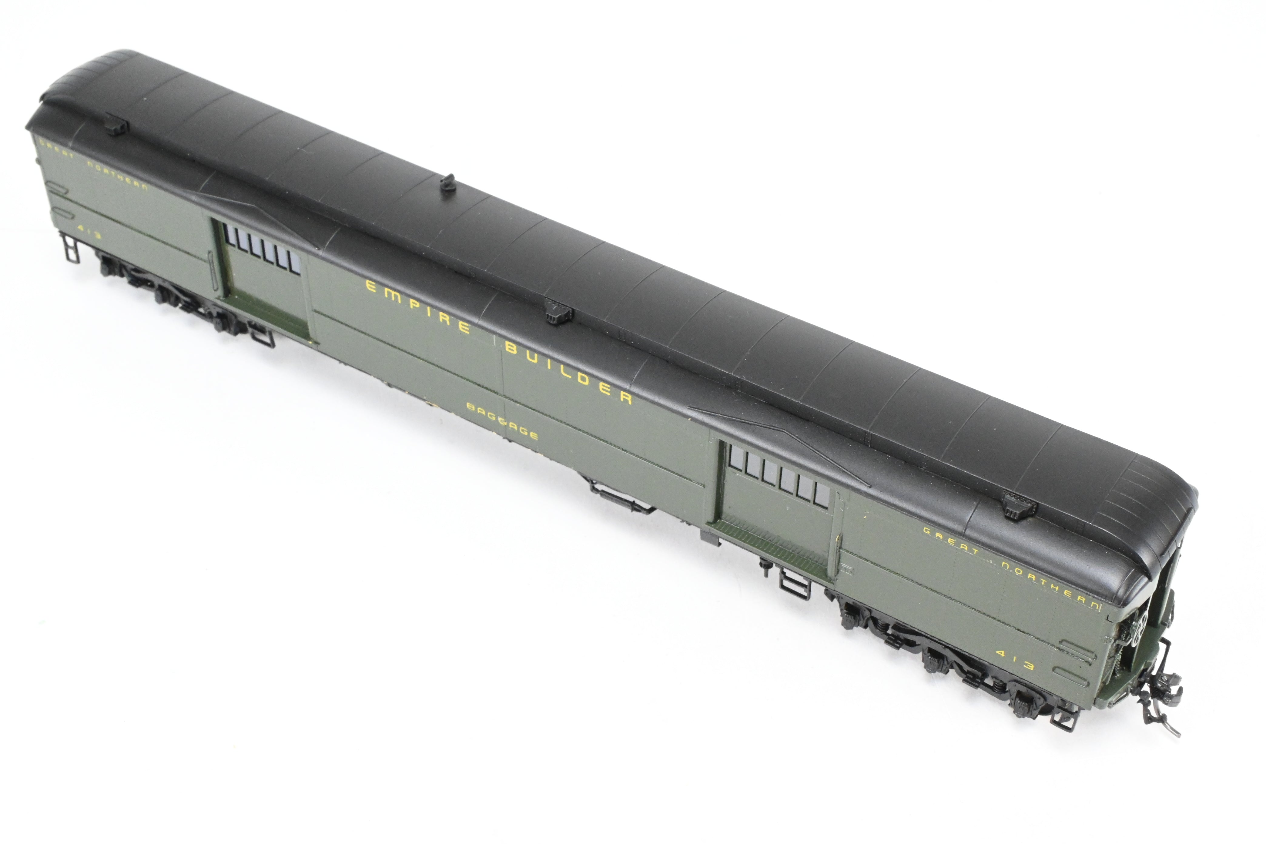 HO Brass Oriental Limited GN - Custom Painted Great Northern HW Baggage Car #413