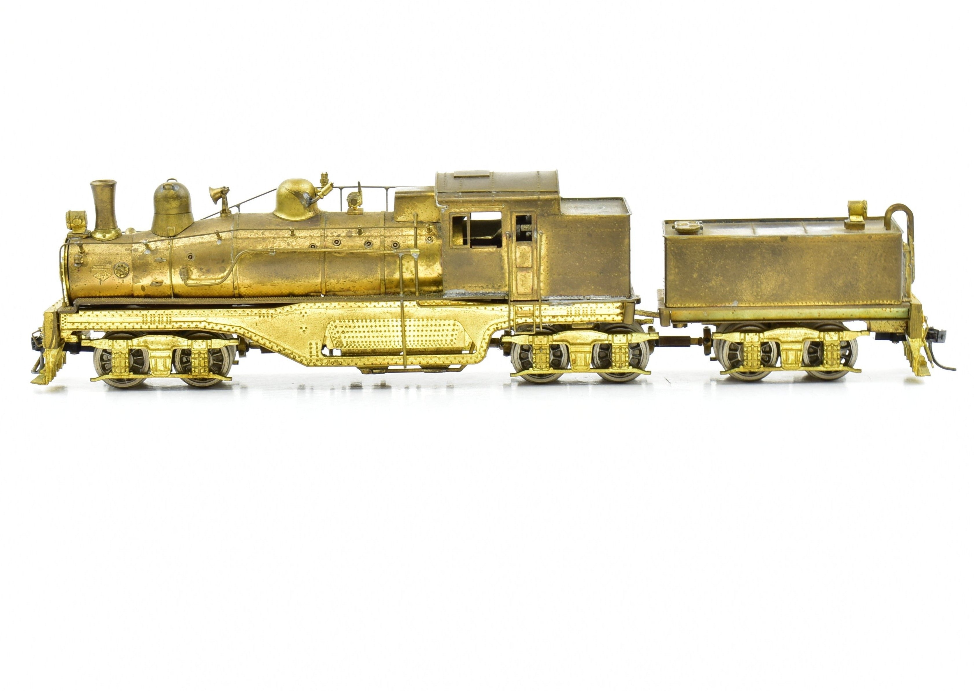 HO Scale Brass Max Gray Western Maryland 3 - Truck Shay Model in Gray