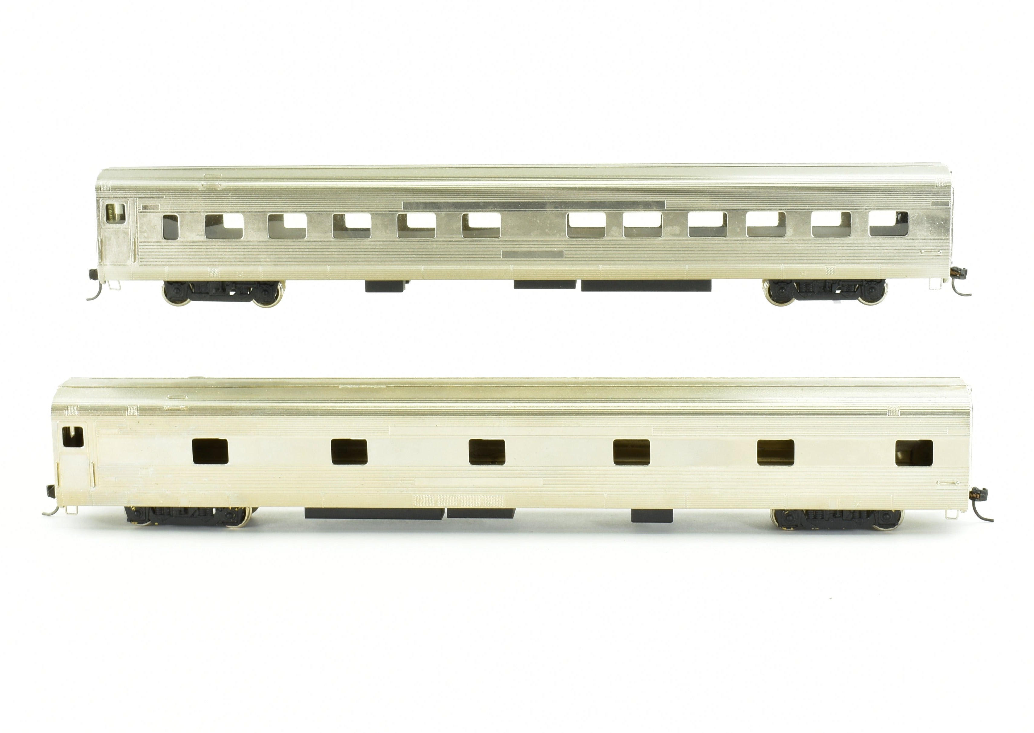 HO Scale Brass Nickel Plate Products (NPP) CB&Q - Burlington Route WP & D&RGW California Zephyr Full Roomette Pullman and Pullman Roomette Sleeper Set Model Train