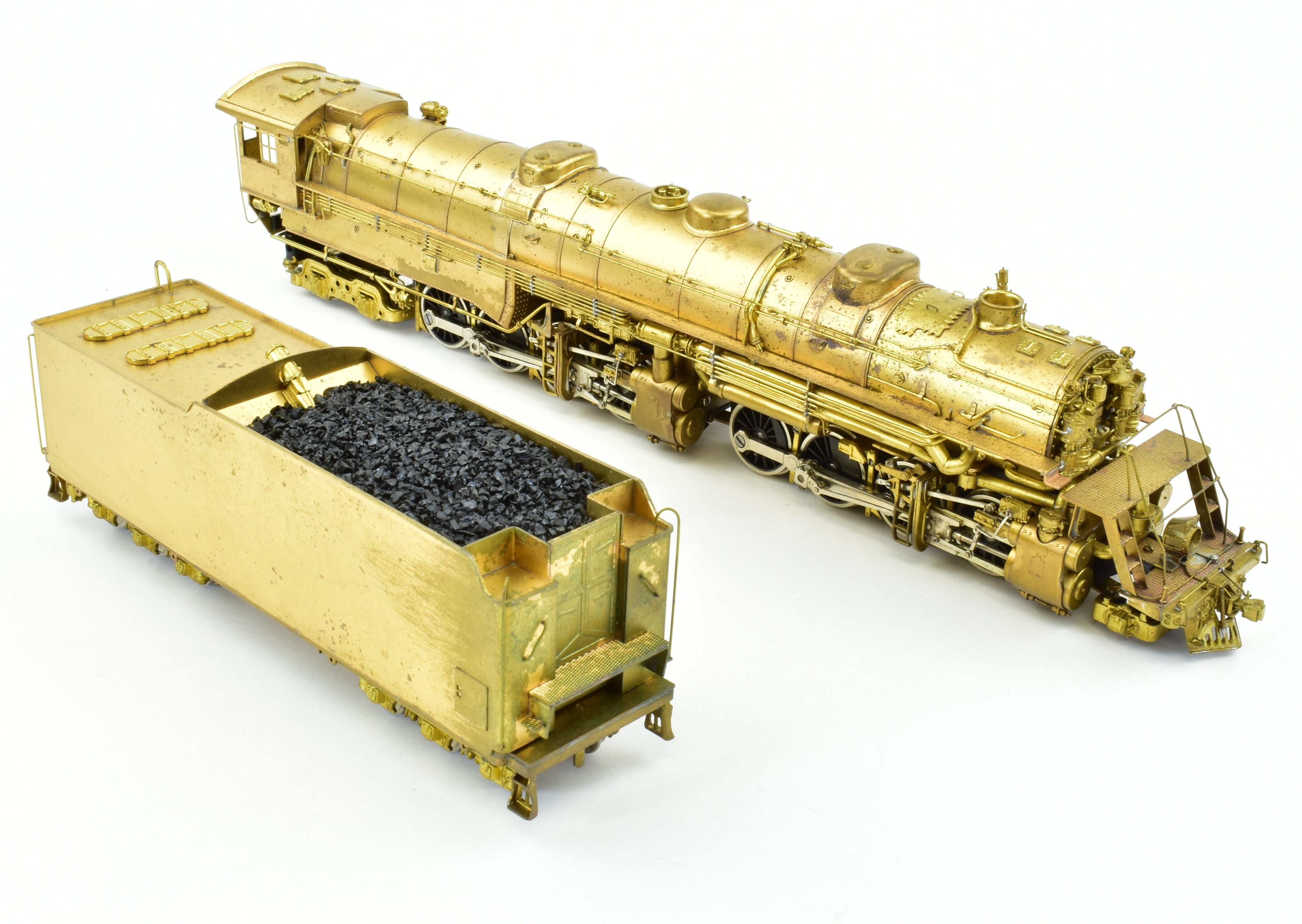 HO Scale Brass Model Train - PFM Fujiyama Northern Pacific Class Z - 5 2 - 8 - 8 - 4 Locomotive from 1969 Run with Crown Design