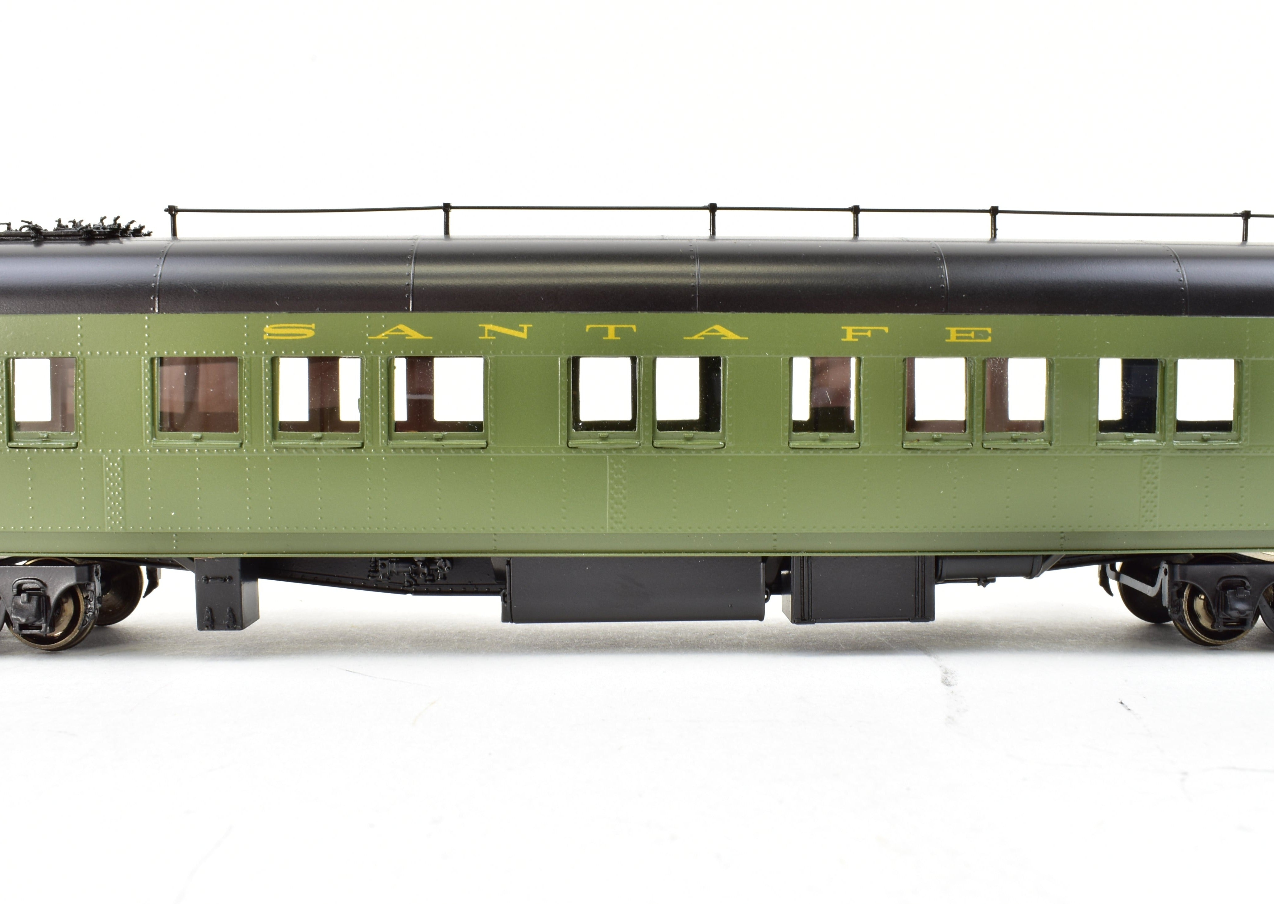 HO Scale Brass ATSF - Santa Fe Heavyweight Business Car #9 Factory Painted by Pecos River