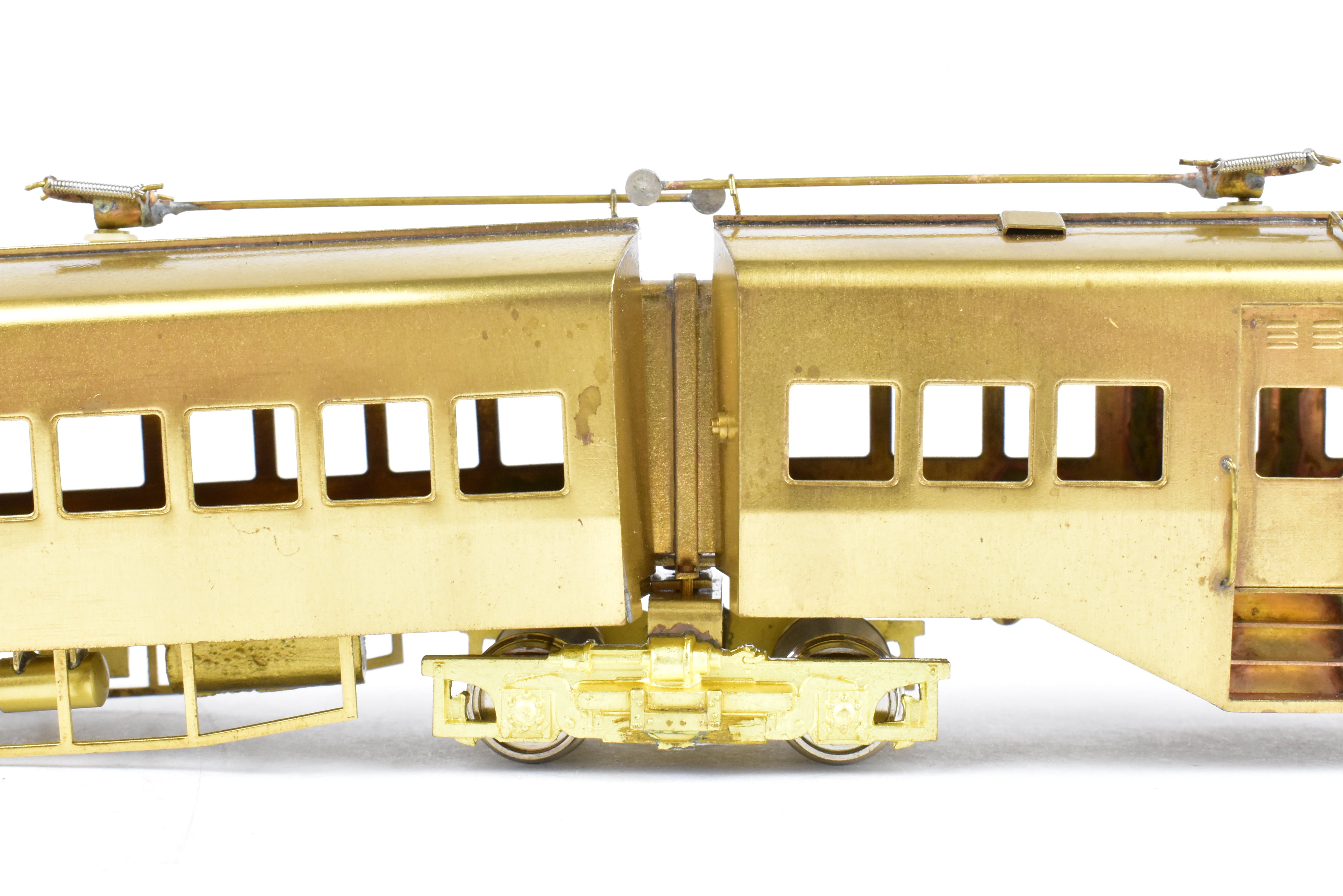 HO Scale Brass Nickel-Plated North Shore Line Electroliner 4-Car Set