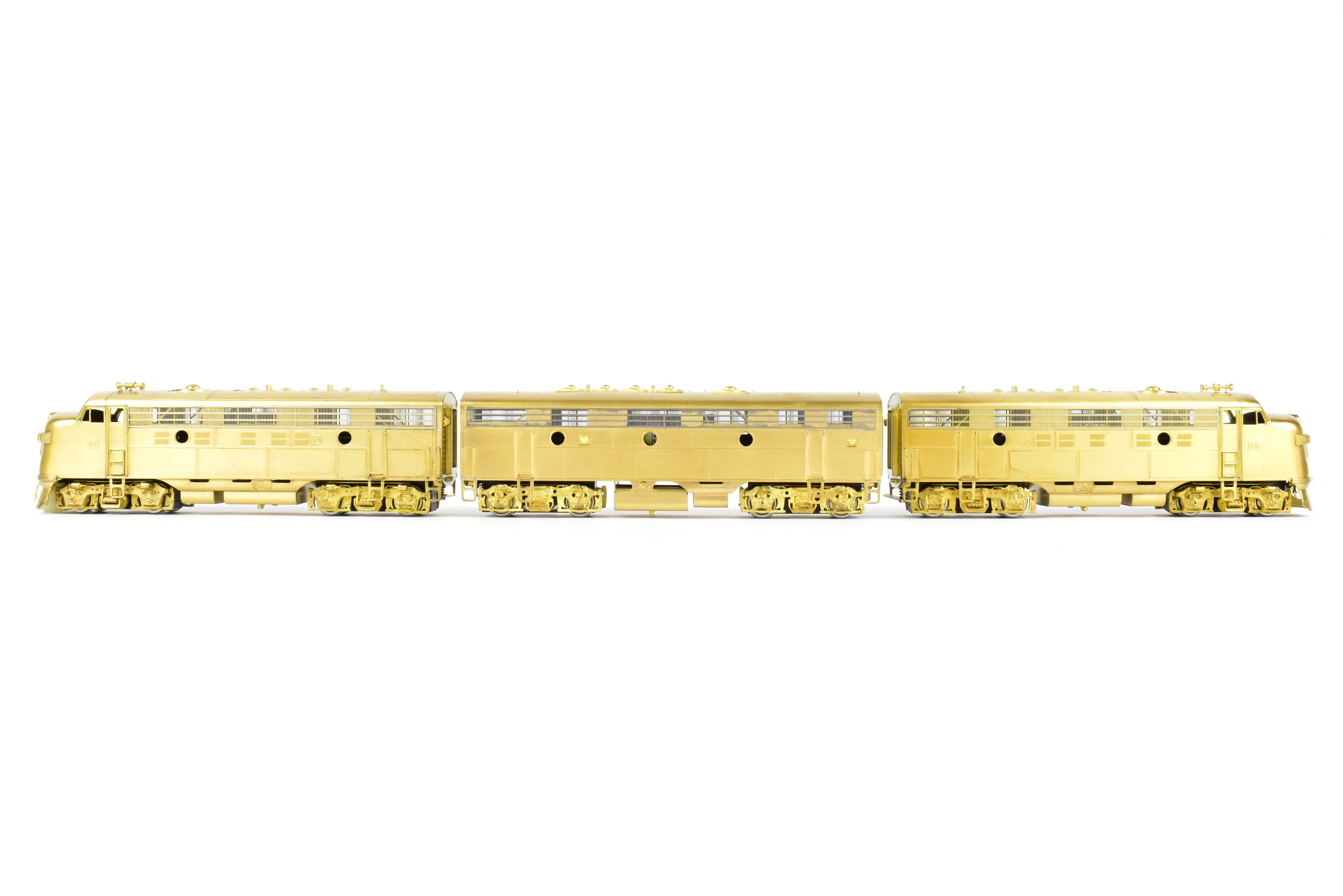 HO Scale Brass Oriental Limited EMD F9 A/B/A Set, 1750 HP Each Unit